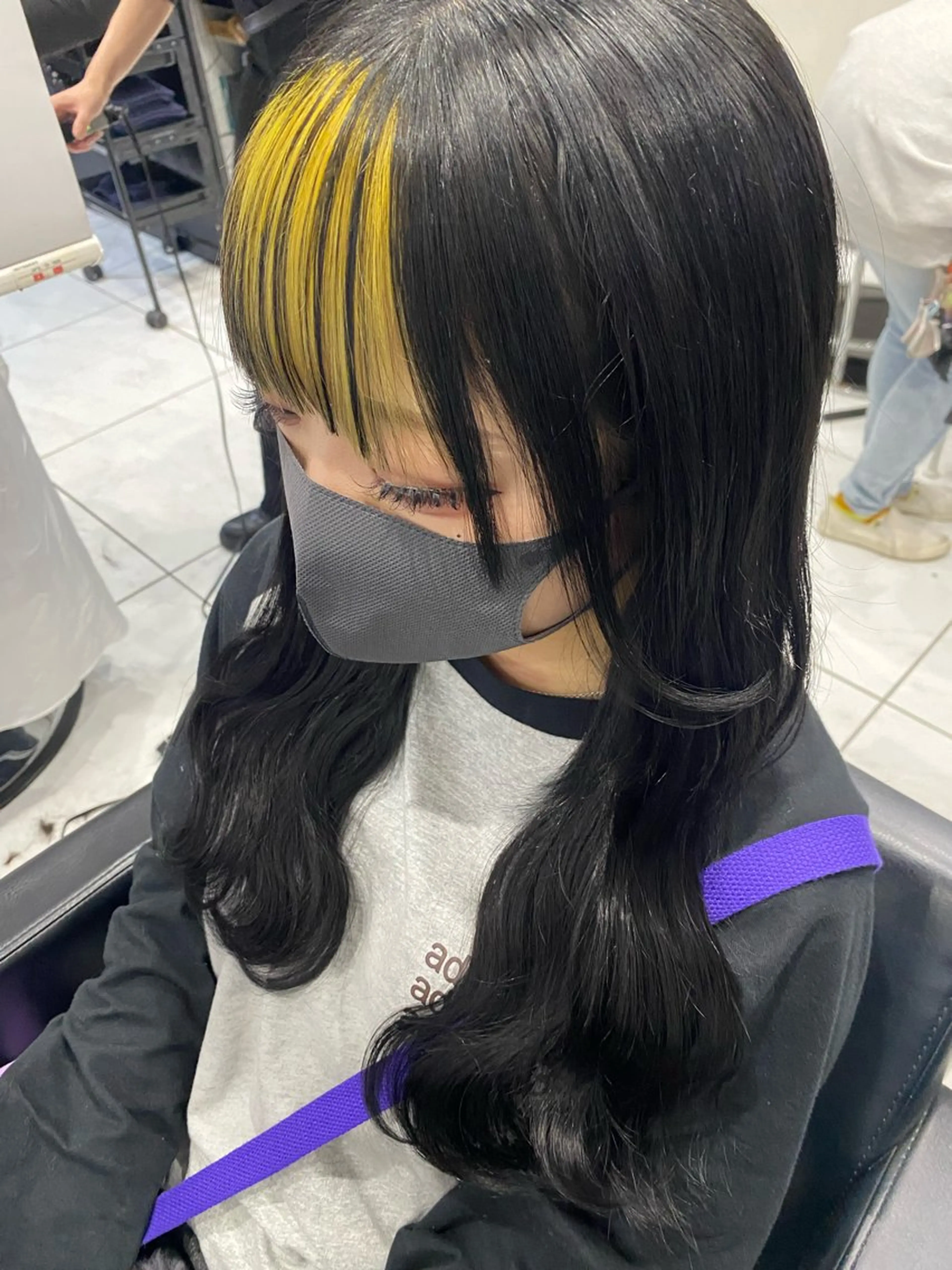 ロング イエローカラー エクステ HIYORI🌺 /ジェルムのヘアスタイル