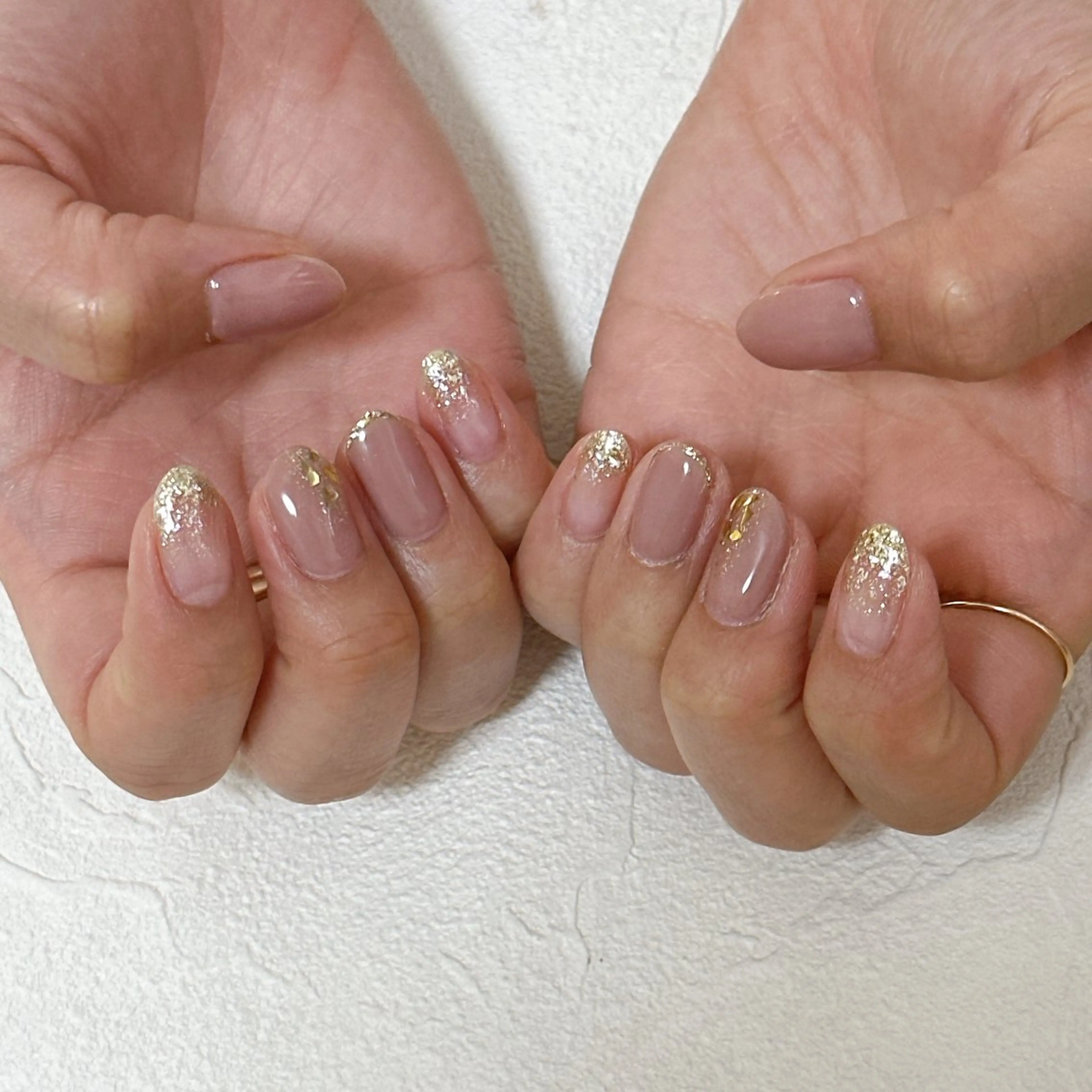 ネイル オーロラネイル フットネイル フレンチネイル ジェルネイル 韓国ネイル ハンドネイル Mogu nail 二子玉川のネイルデザイン