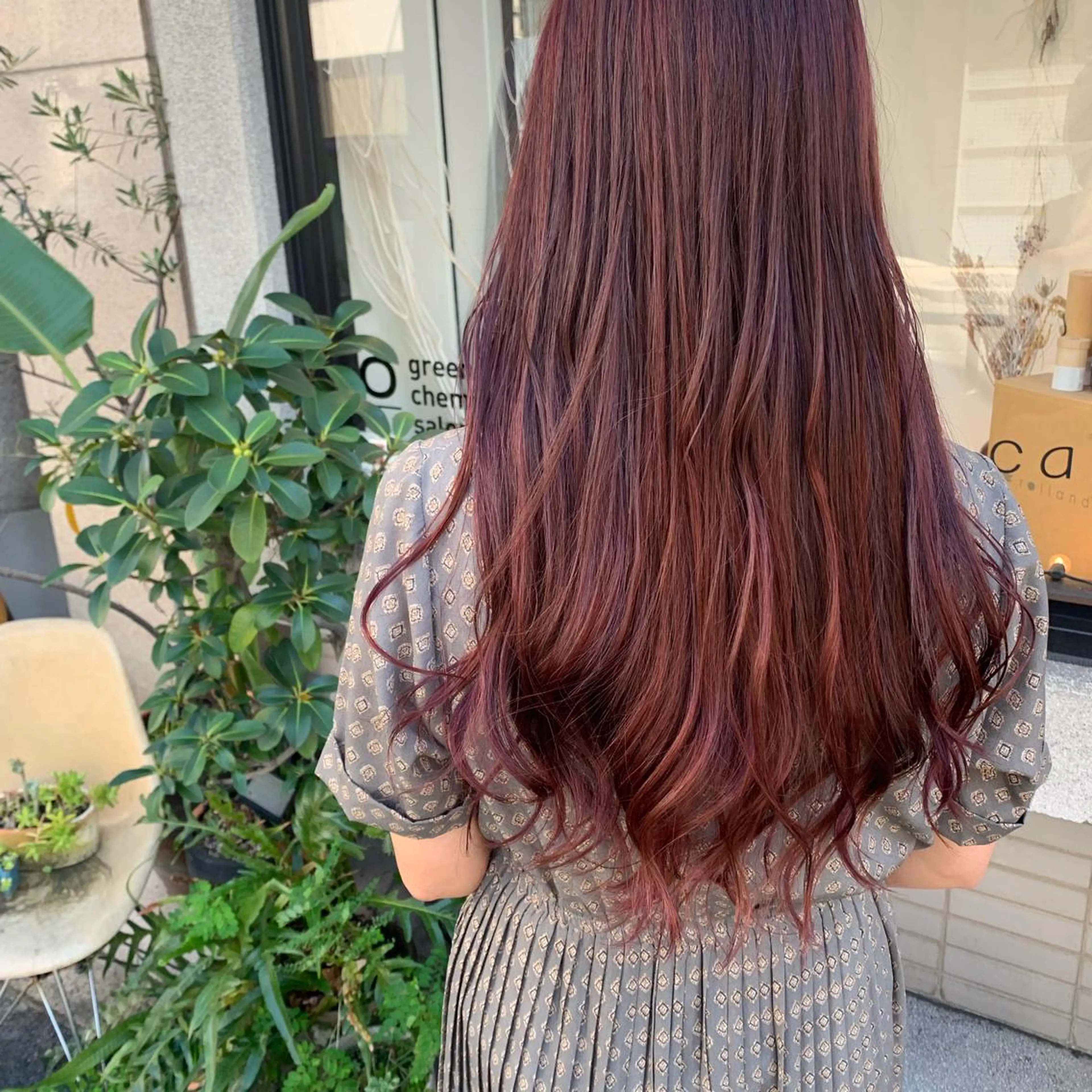 ロング 艶髪color💎髪 質改善ストレート大吉のヘアスタイル