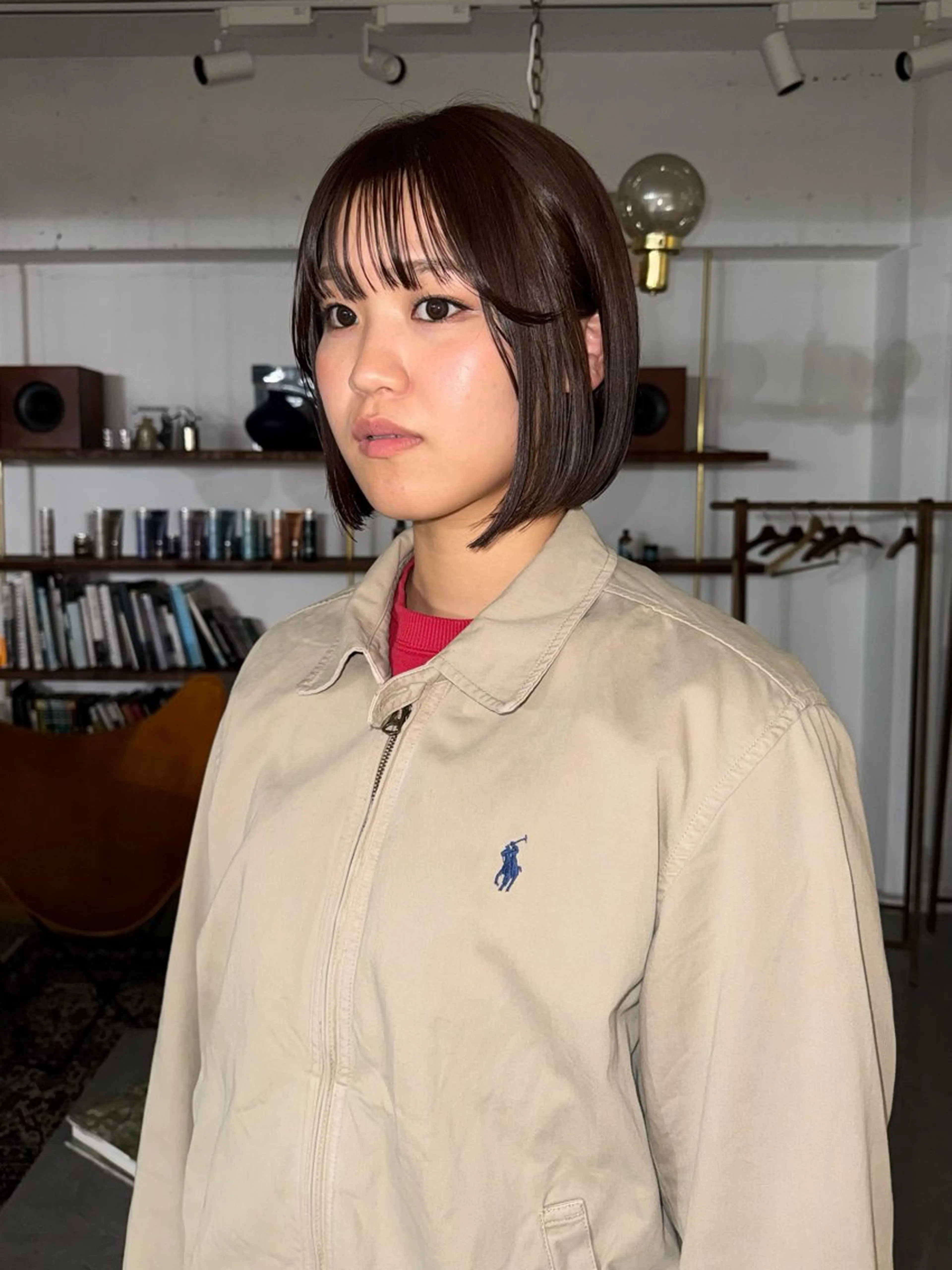 ミディアム カラー ボブ SILEM所属・松原 千代のヘアスタイル