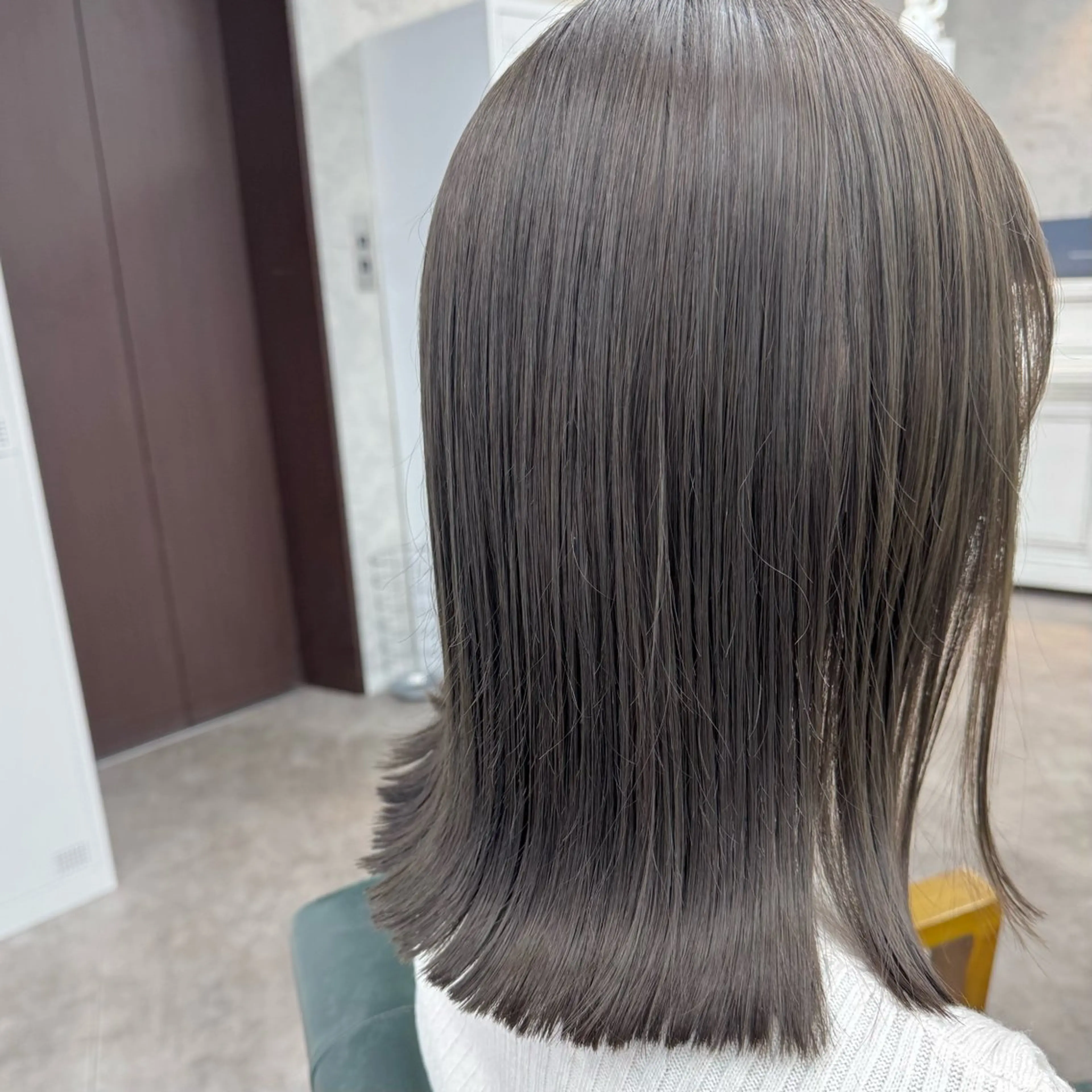 セミロング カラー カット ヘアカラー トリートメント JUNSHIN🦋 ヘアセット／カラーのヘアスタイル