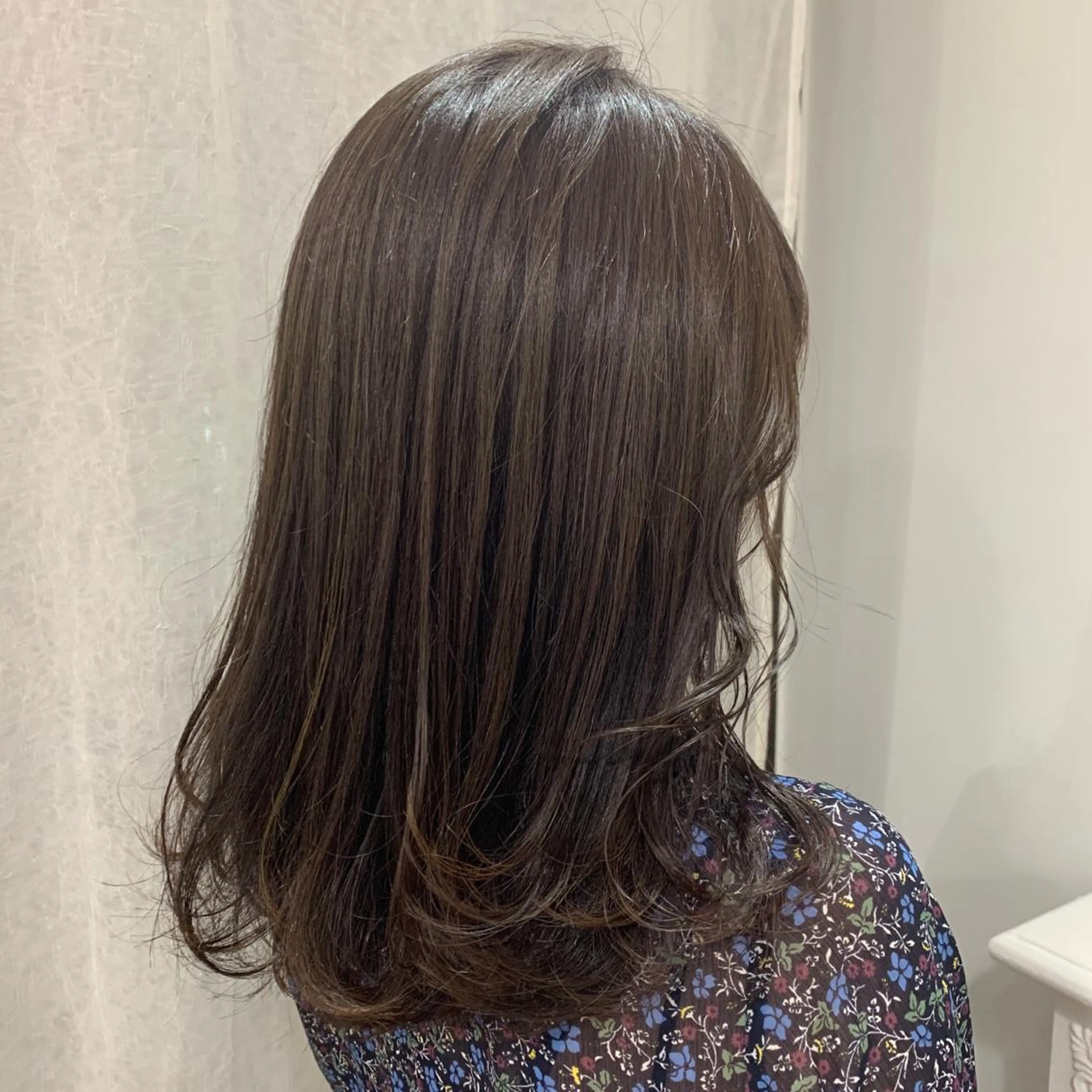 セミロング カラー カット ヘアカラー HARUKA韓国ヘア /Luana梅田のヘアスタイル