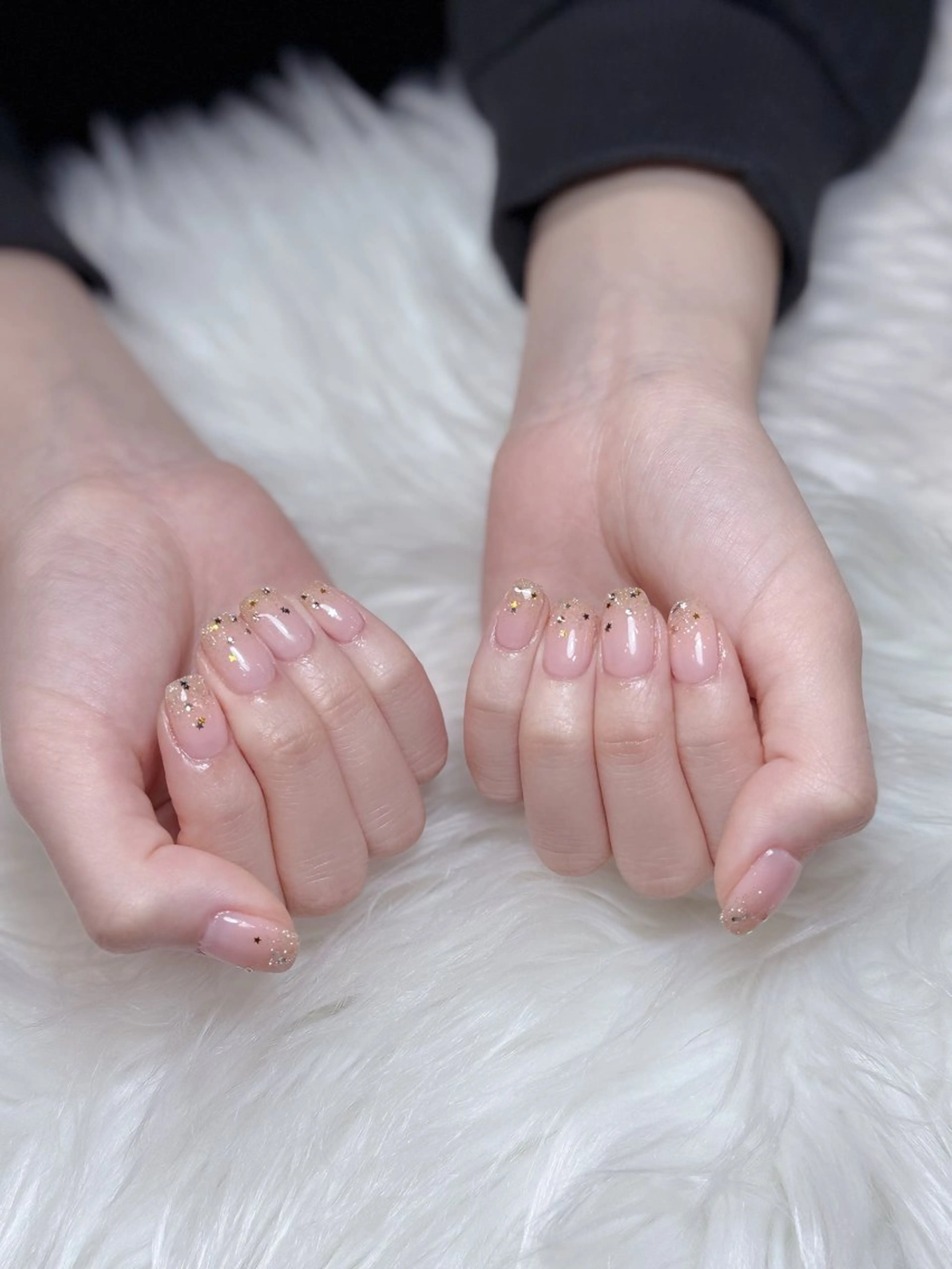 ネイル アートネイル オーロラネイル ジェルネイル 韓国ネイル ロングネイル ハンドネイル Nichi Nailsのネイルデザイン