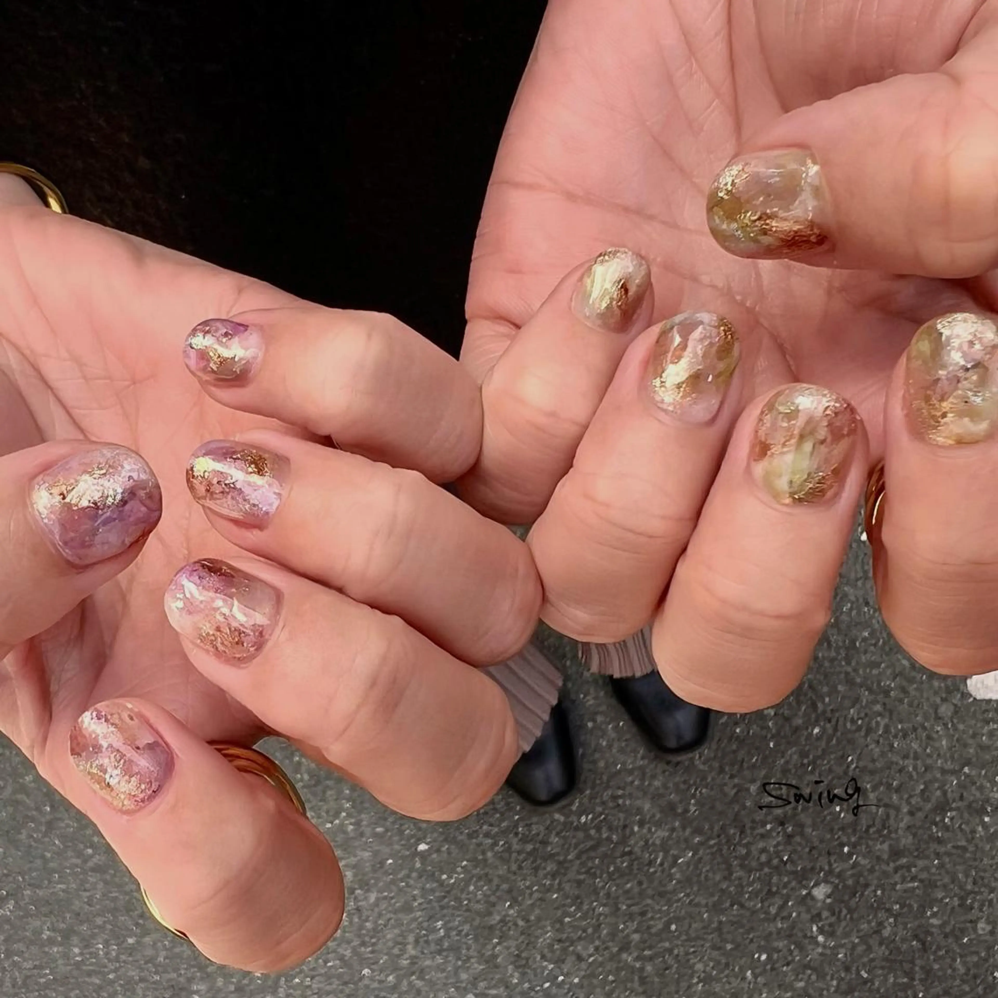 ネイル ニュアンスネイル SWING Nail Salon所属・Yoshida Takakoのネイルデザイン