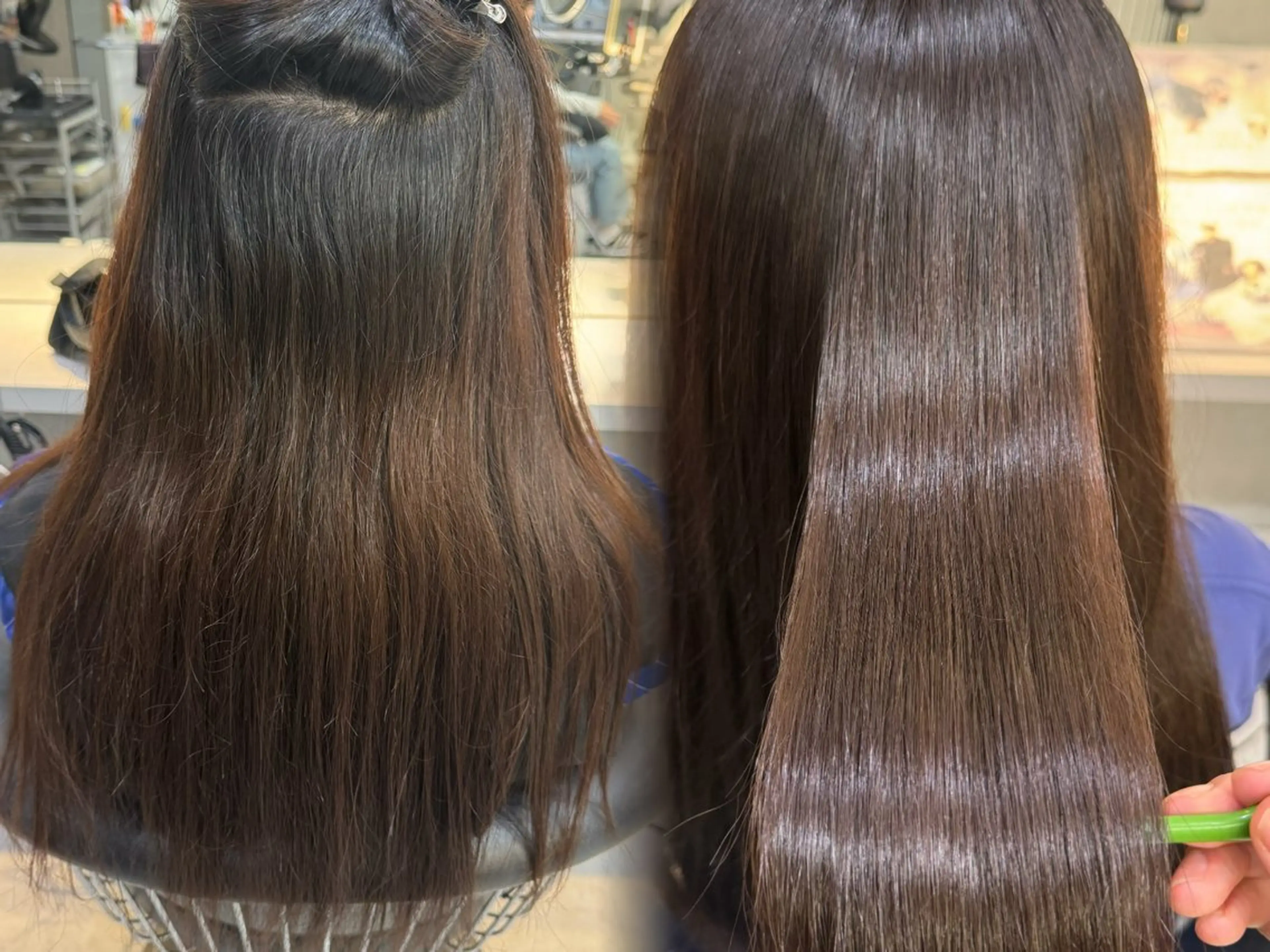 ロング カット 縮毛矯正 トリートメント 池袋/韓国/レイヤー 髪質改善/村上けいとのヘアスタイル