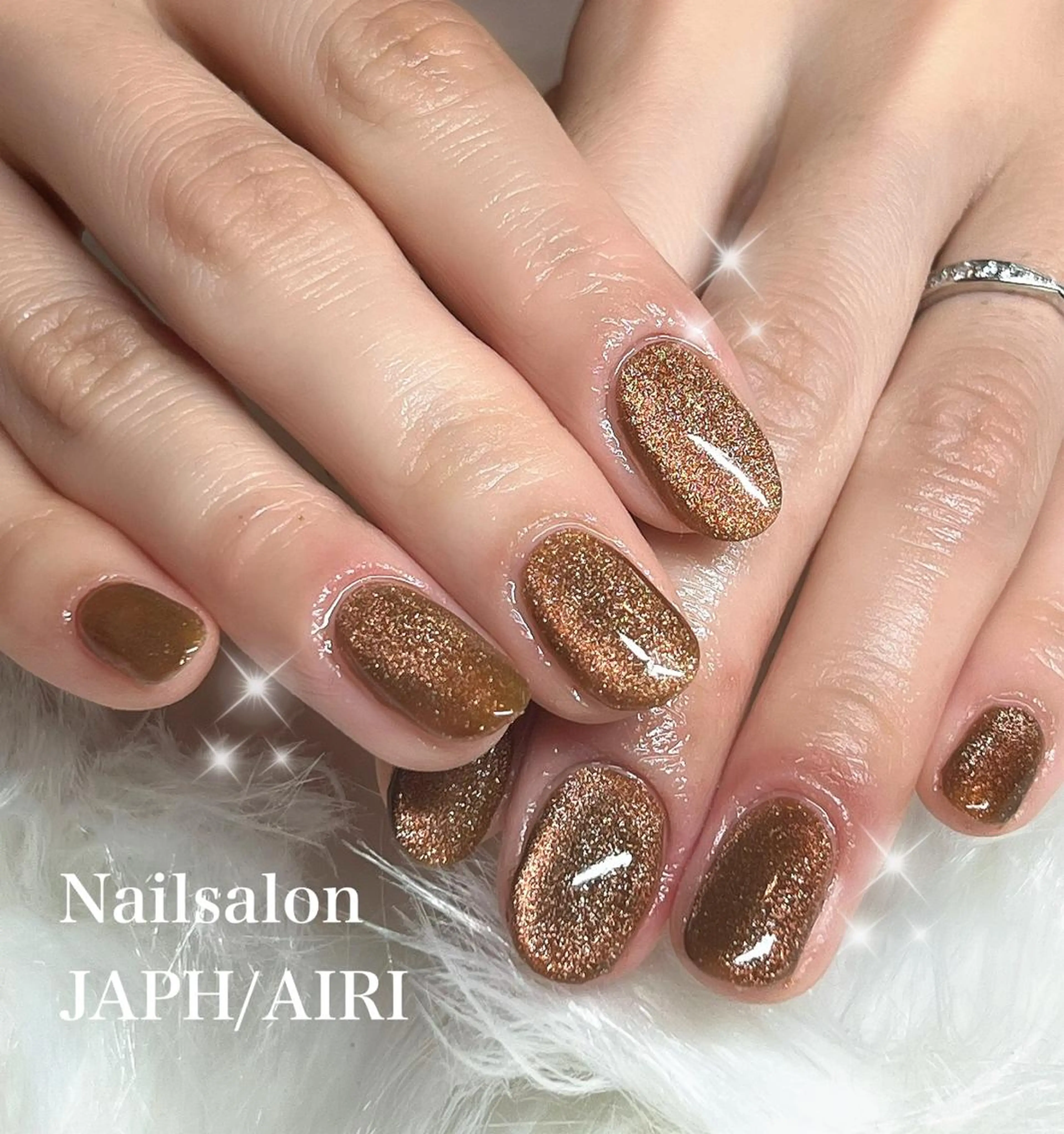 ネイル マグネットネイル シンプルネイル NailSalon /JAPHのネイルデザイン