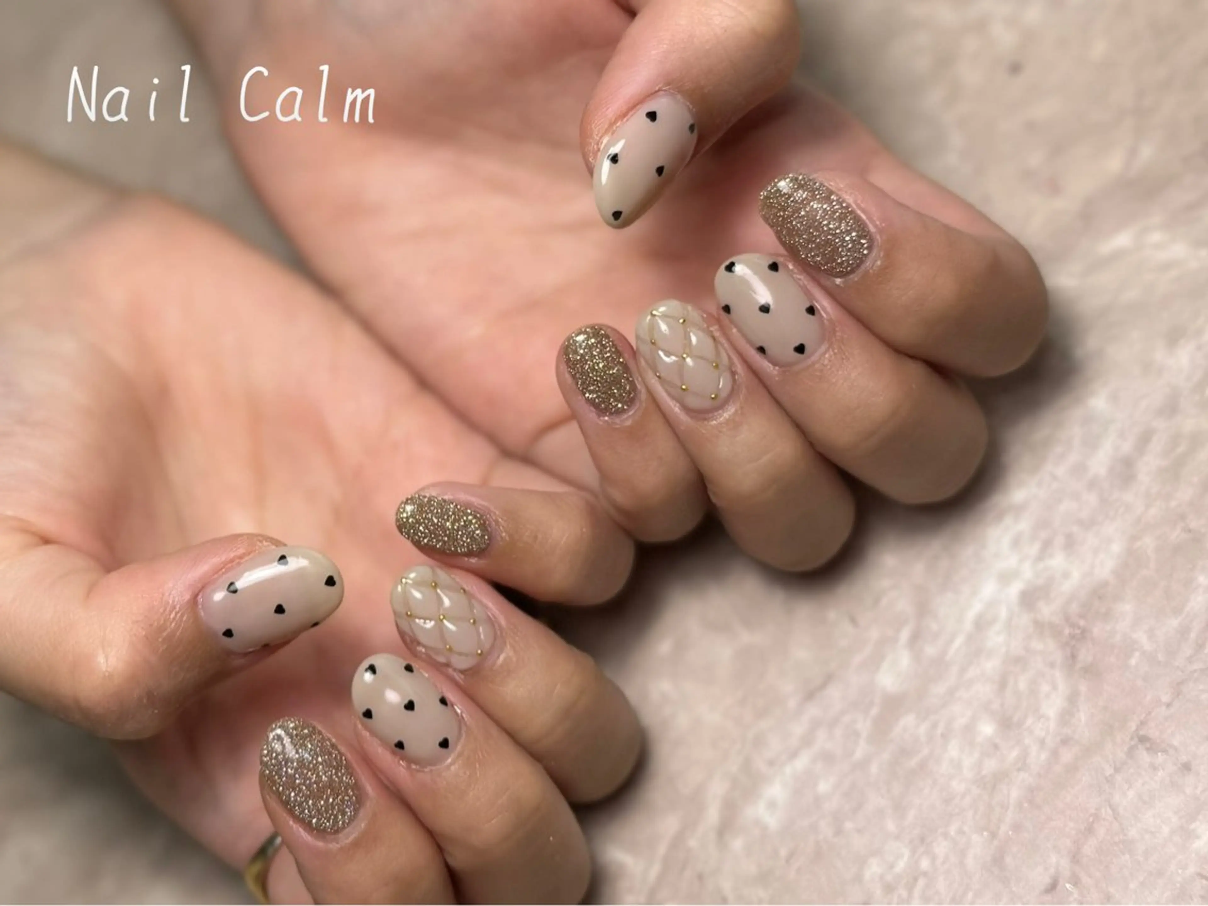 ネイル アートネイル ハンドネイル Nail Calm所属・プライベートサロン Calmのネイルデザイン