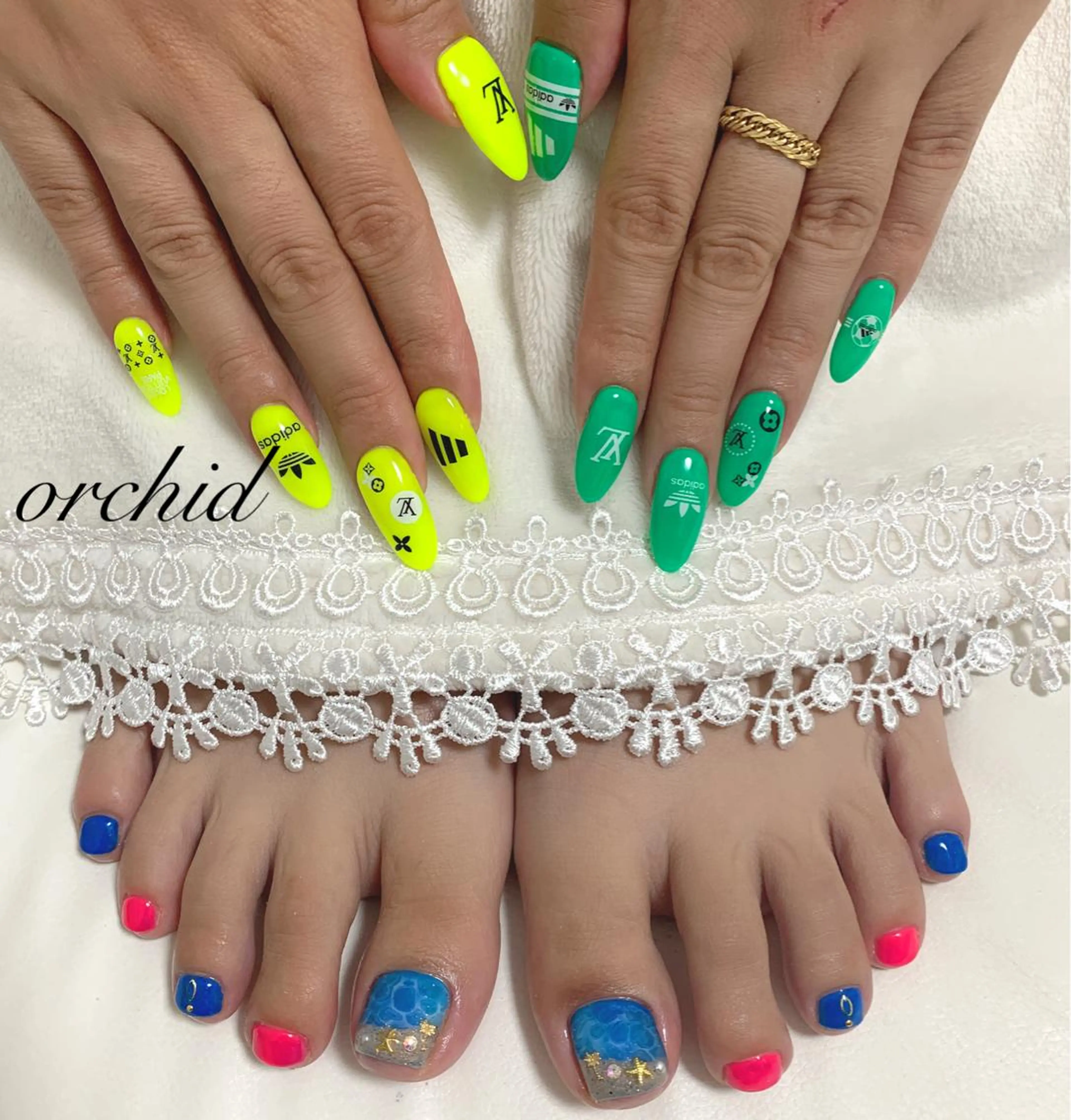 ネイル orchid ♡オーキッドのネイルデザイン