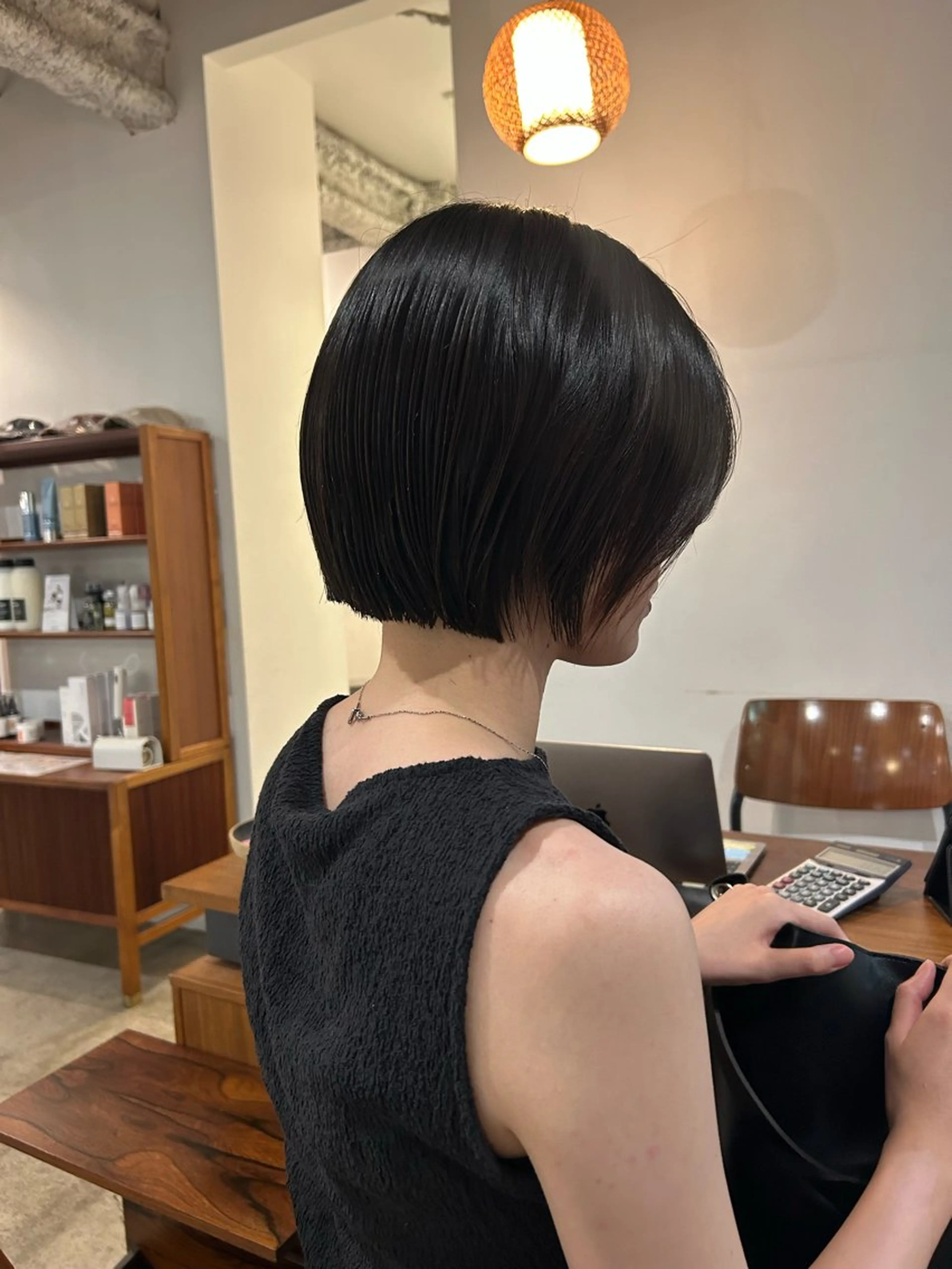 ミディアム カット 【ボブ/縮毛矯正 /髪質改善】motoのヘアスタイル