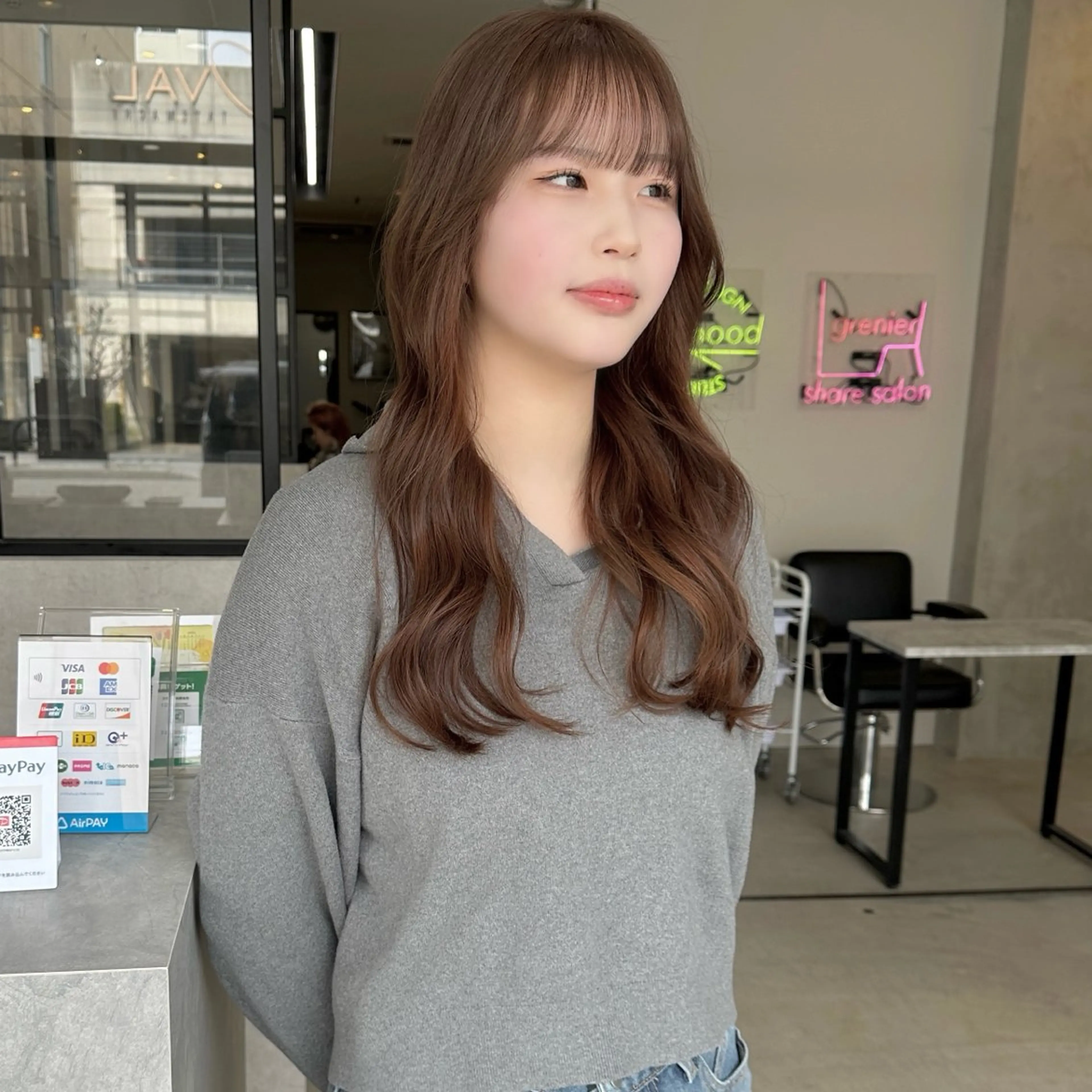 ロング カラー はちすか るかのヘアスタイル