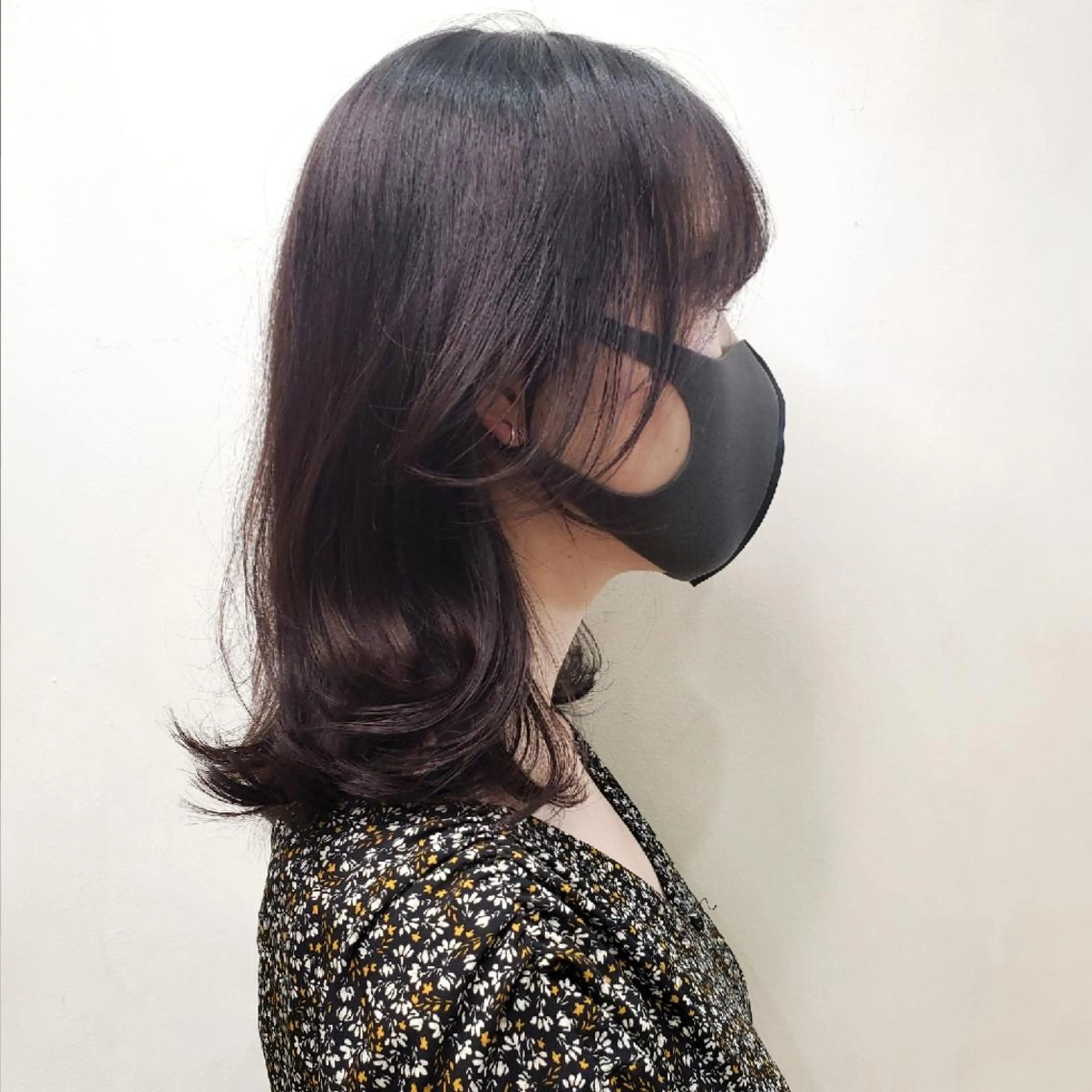 ミディアム 韓国風ヘア レイヤーカット 韓国レイヤー　 suzuのヘアスタイル