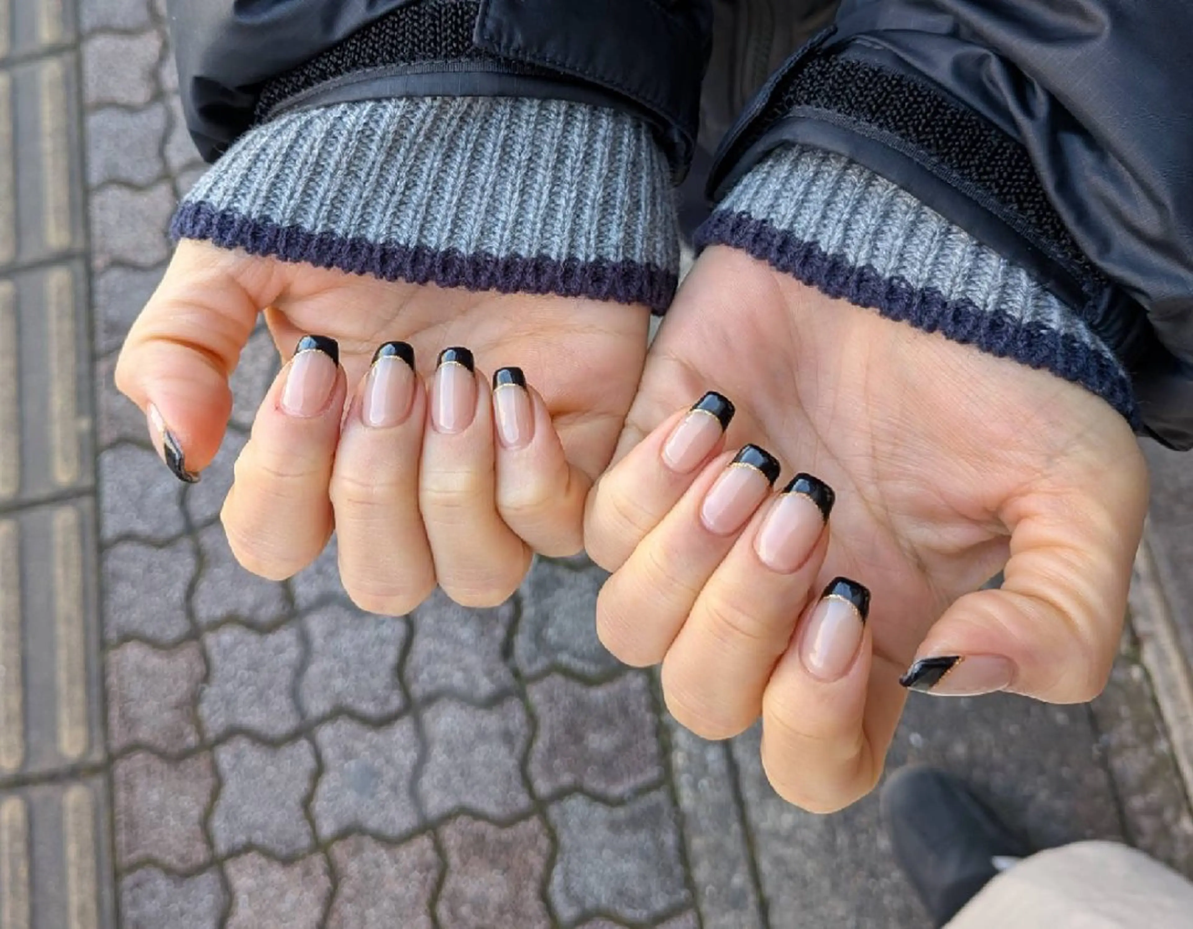 ネイル フレンチネイル バニーラッシュ Nail. HANAのネイルデザイン