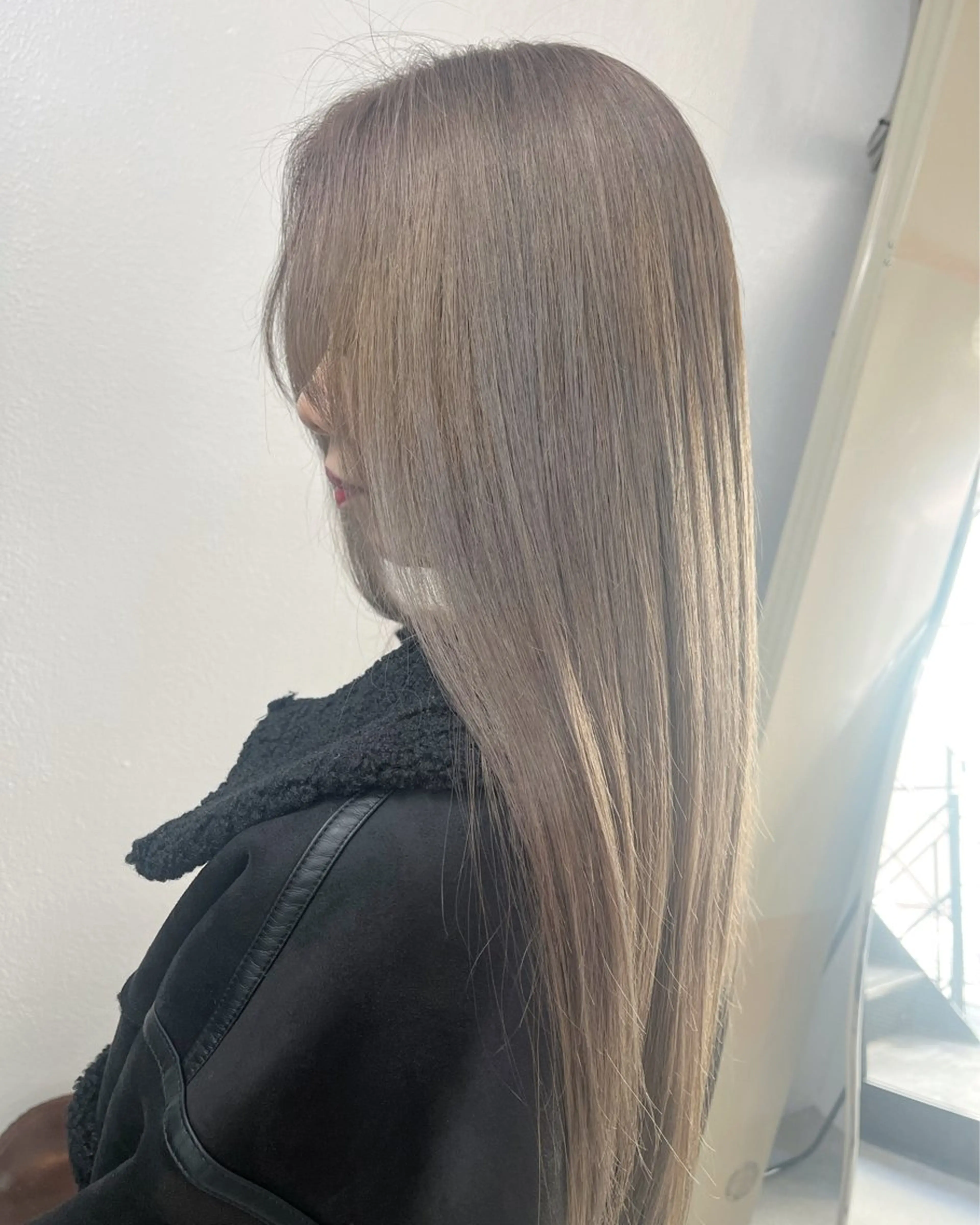 ロング カラー JIL BLAN 京都所属・RU RIのヘアスタイル