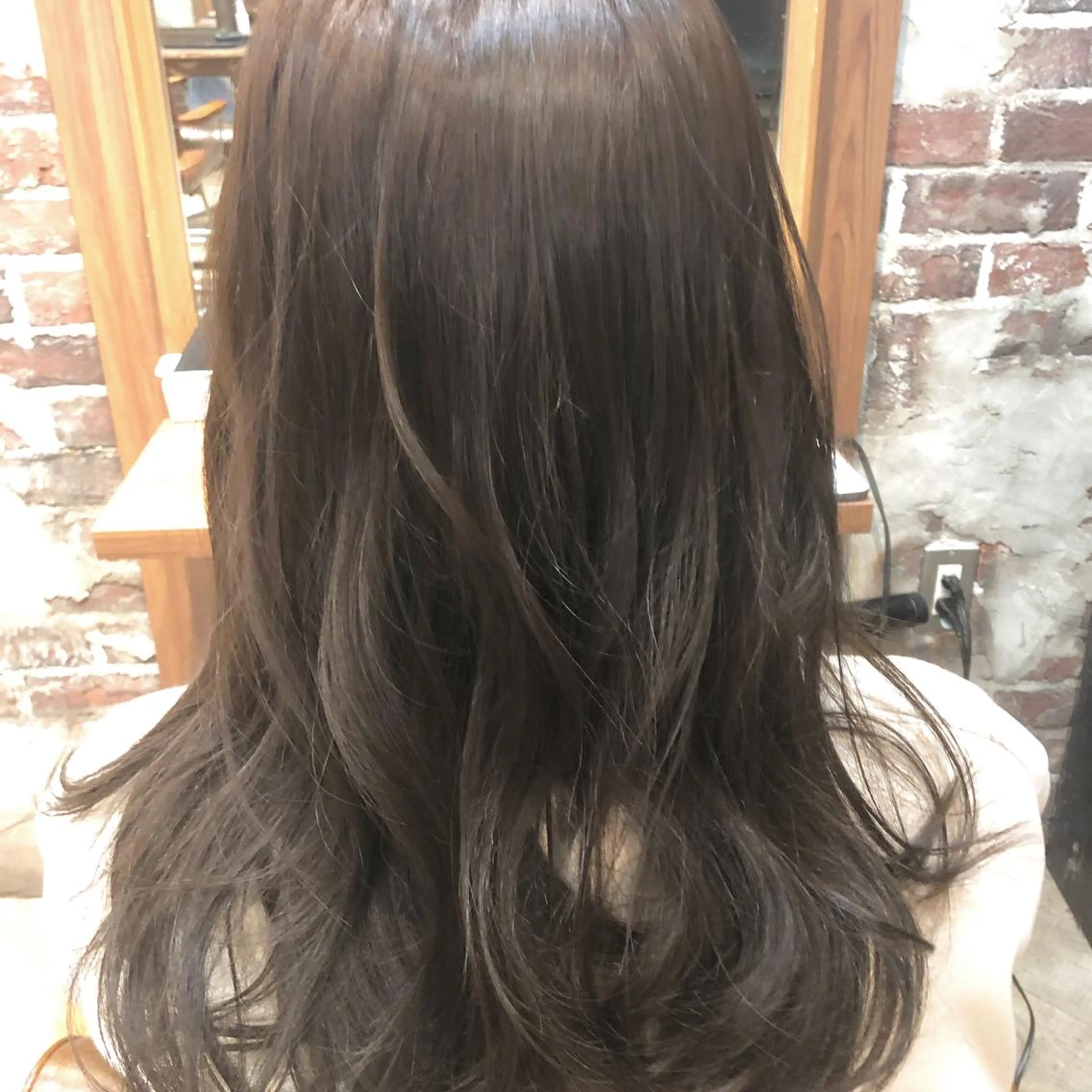 セミロング カラー 藤木 雅俊のヘアスタイル