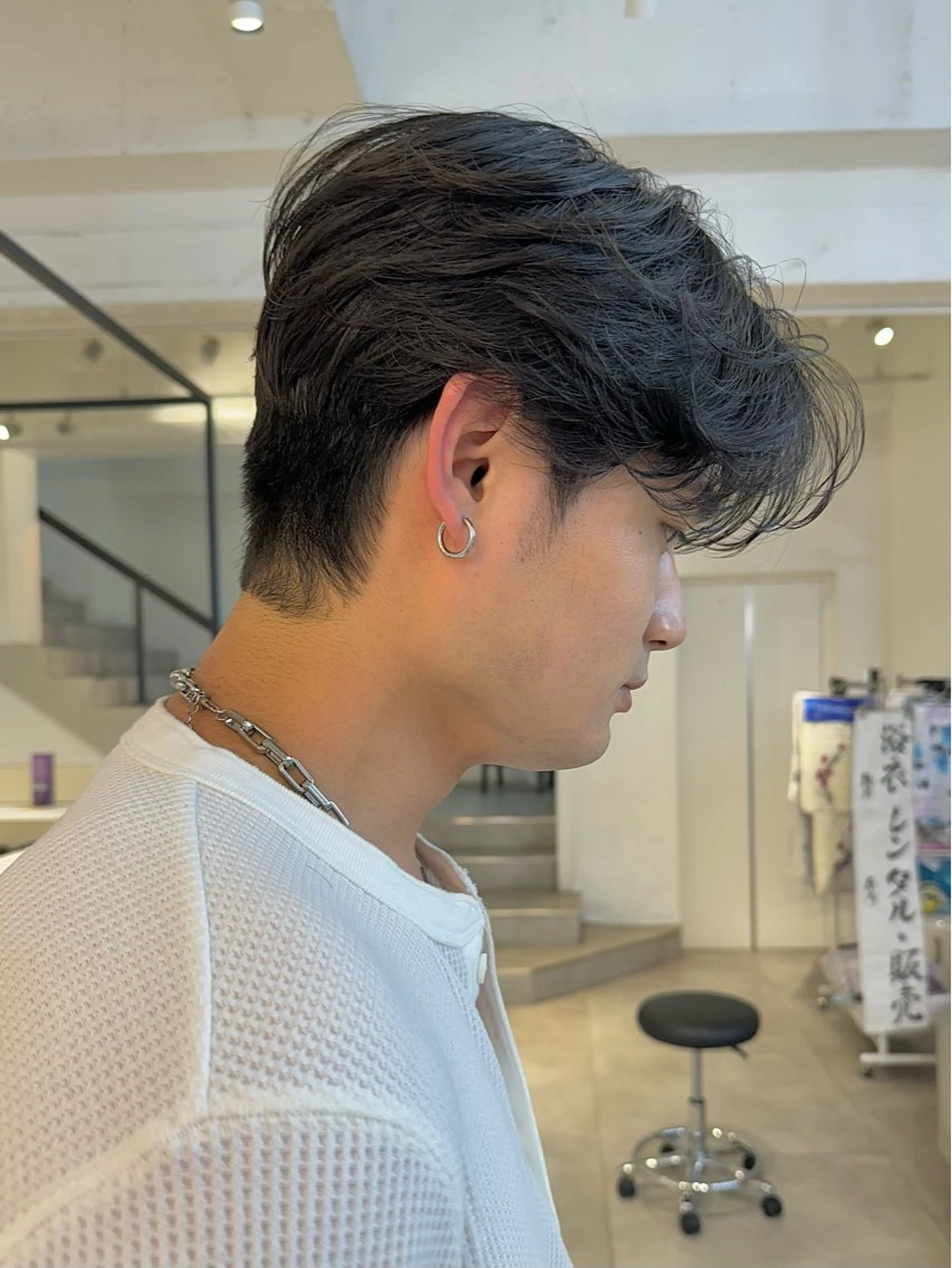 ショート パーマ メンズ カット パーマ 🇰🇷カルマパーマ kaito🇰🇷のヘアスタイル