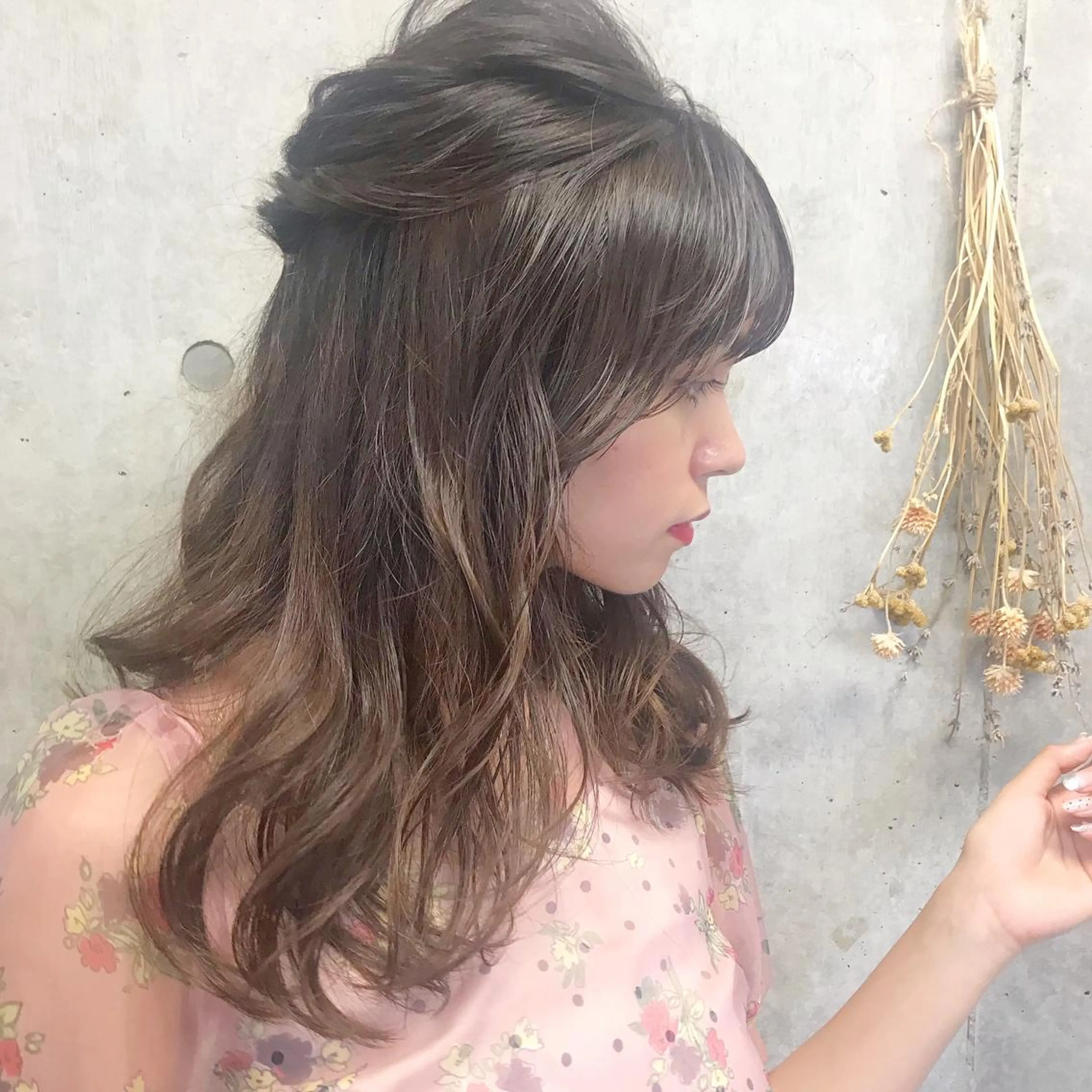 ロング カラー ヘアアレンジ clan所属・Satsuki ✂︎♡のヘアスタイル
