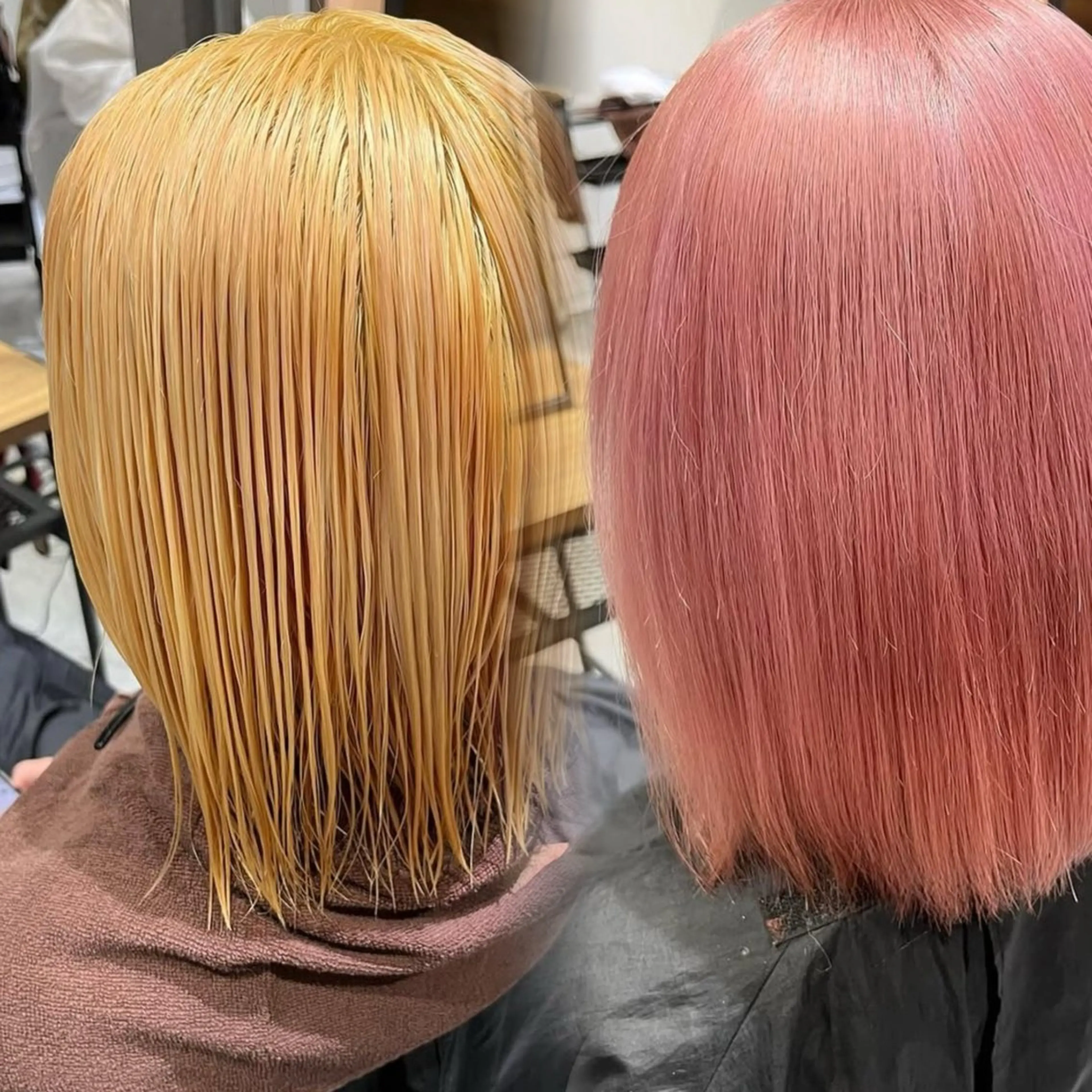 ショート カラー ヘアカラー RIO🩶NEXT/ エクステ/ハイトーンのヘアスタイル