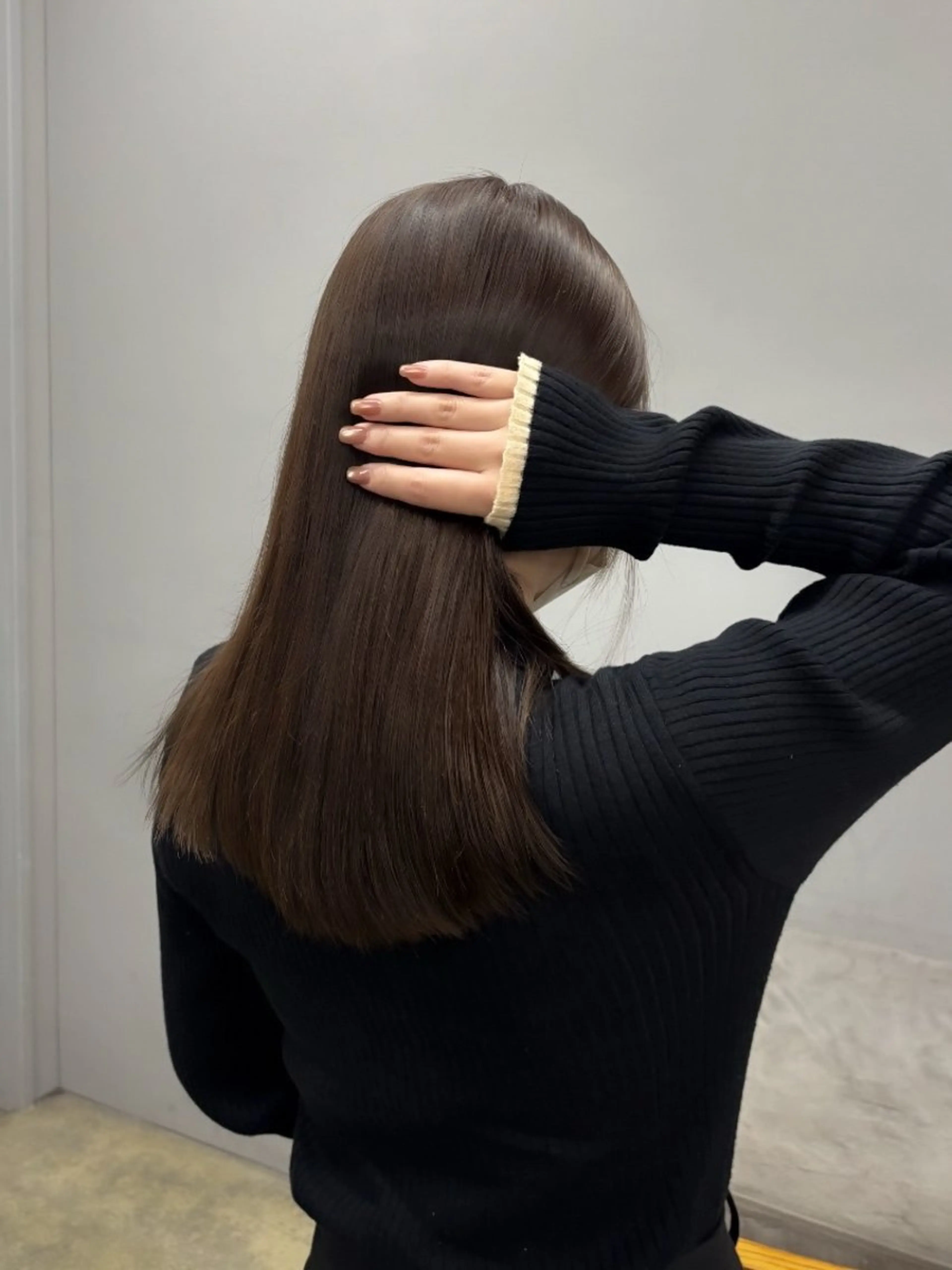 ミディアム ヘアカラー nude所属・𝐀𝐦𝐞𝐫𝐢 /透明感カラーのヘアスタイル