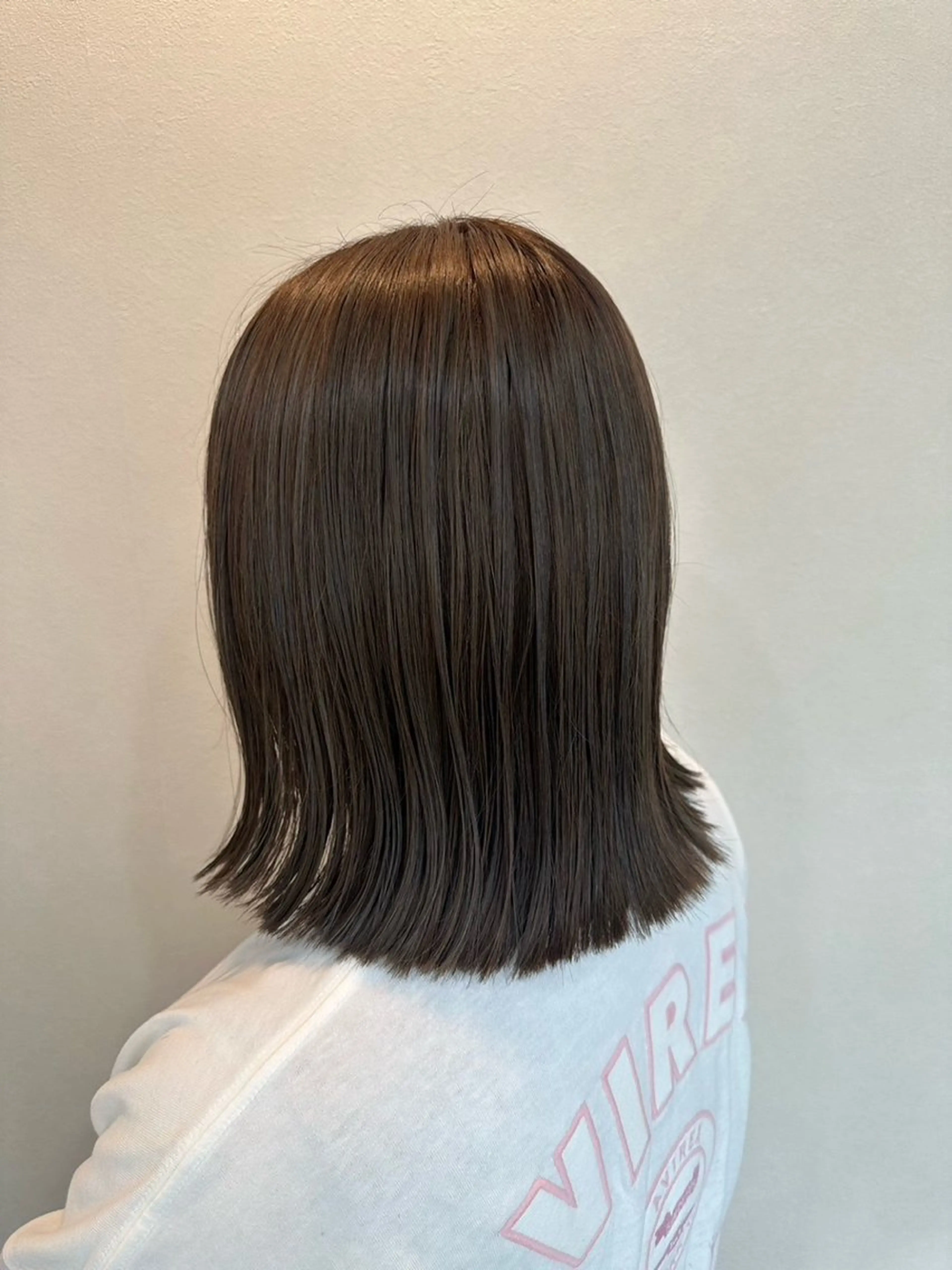 セミロング カット ヘアカラー トリートメント miyu/ハイライト ブリーチモデル募集中のヘアスタイル