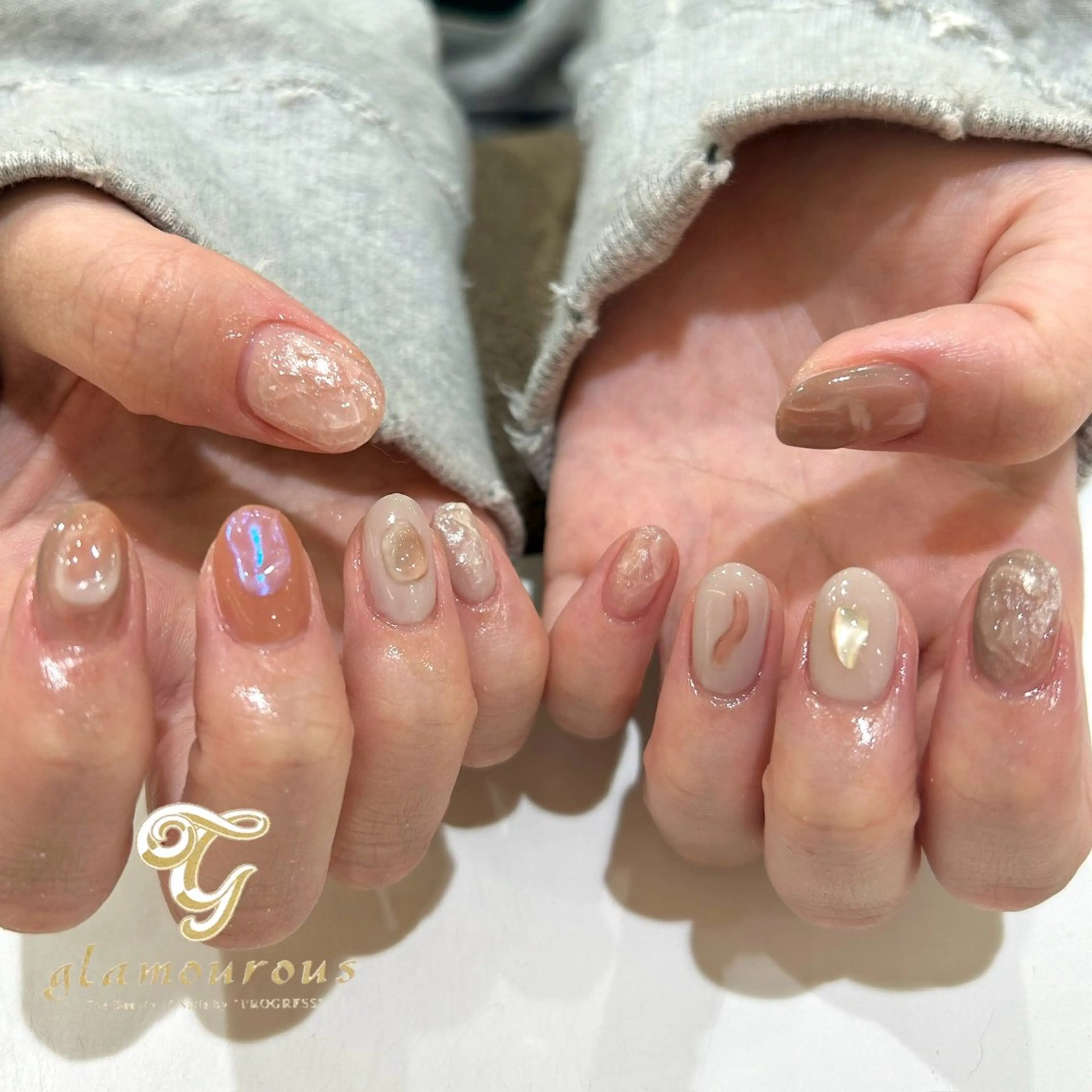 ネイル ハンドネイル 野島 千夏のネイルデザイン