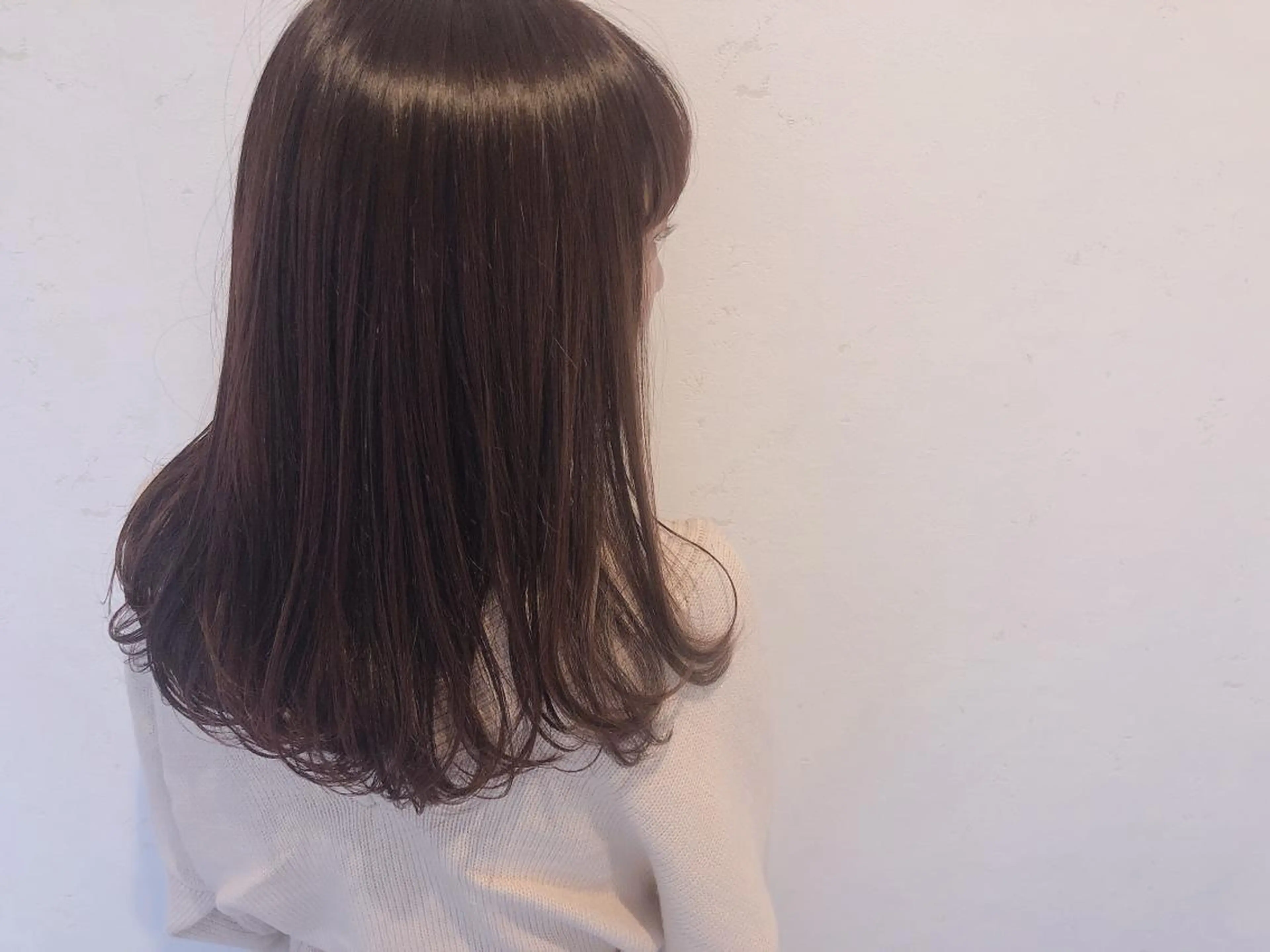 セミロング カラー The book hand salon所属・伊藤 さやかのヘアスタイル