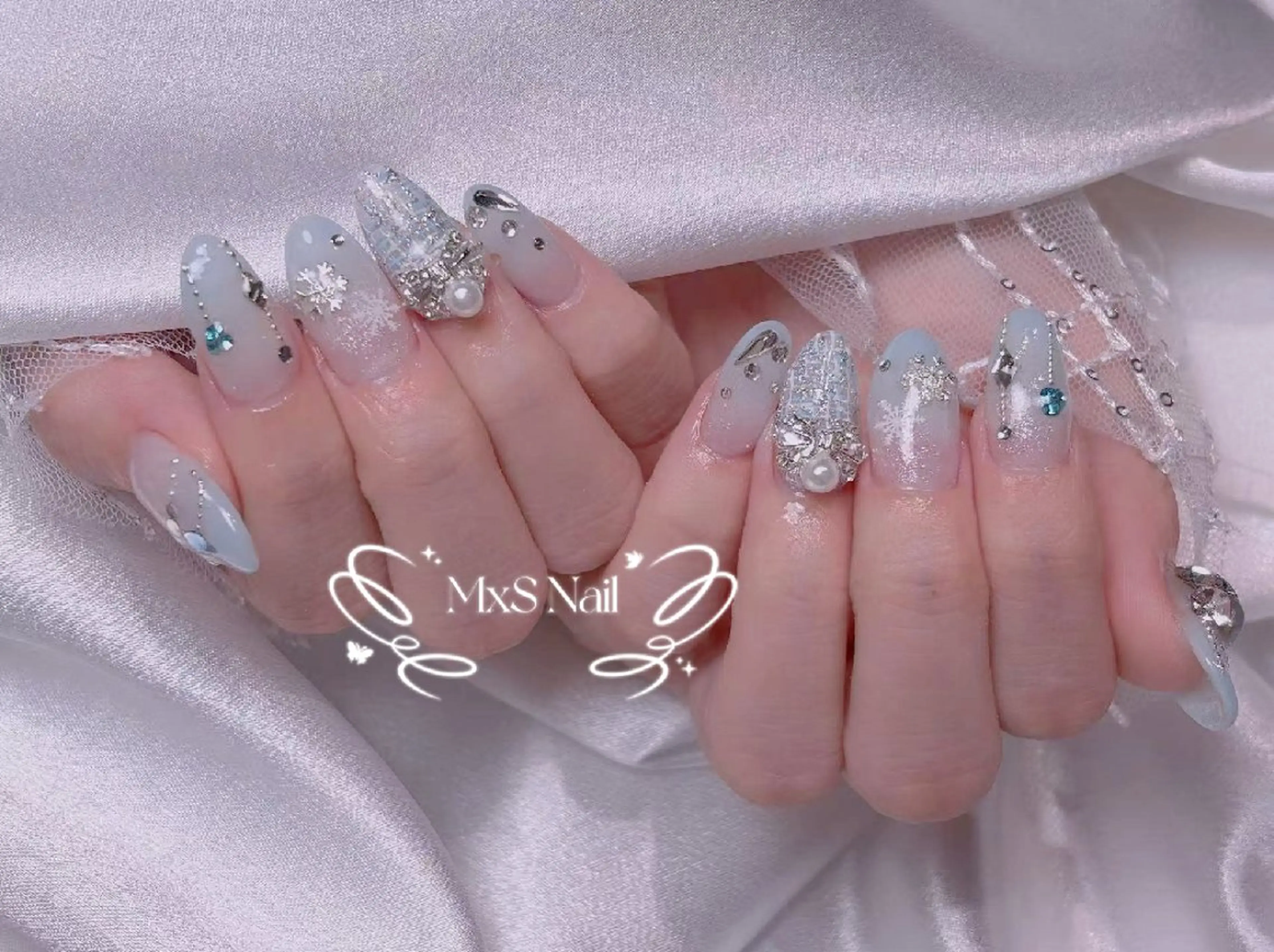 ネイル ハンドネイル MxS Nail 【長さだし/フィルイン/マグネット/ワンホンネイル/韓国ネイル/パラジェル】所属・M×S Nail みなのネイルデザイン