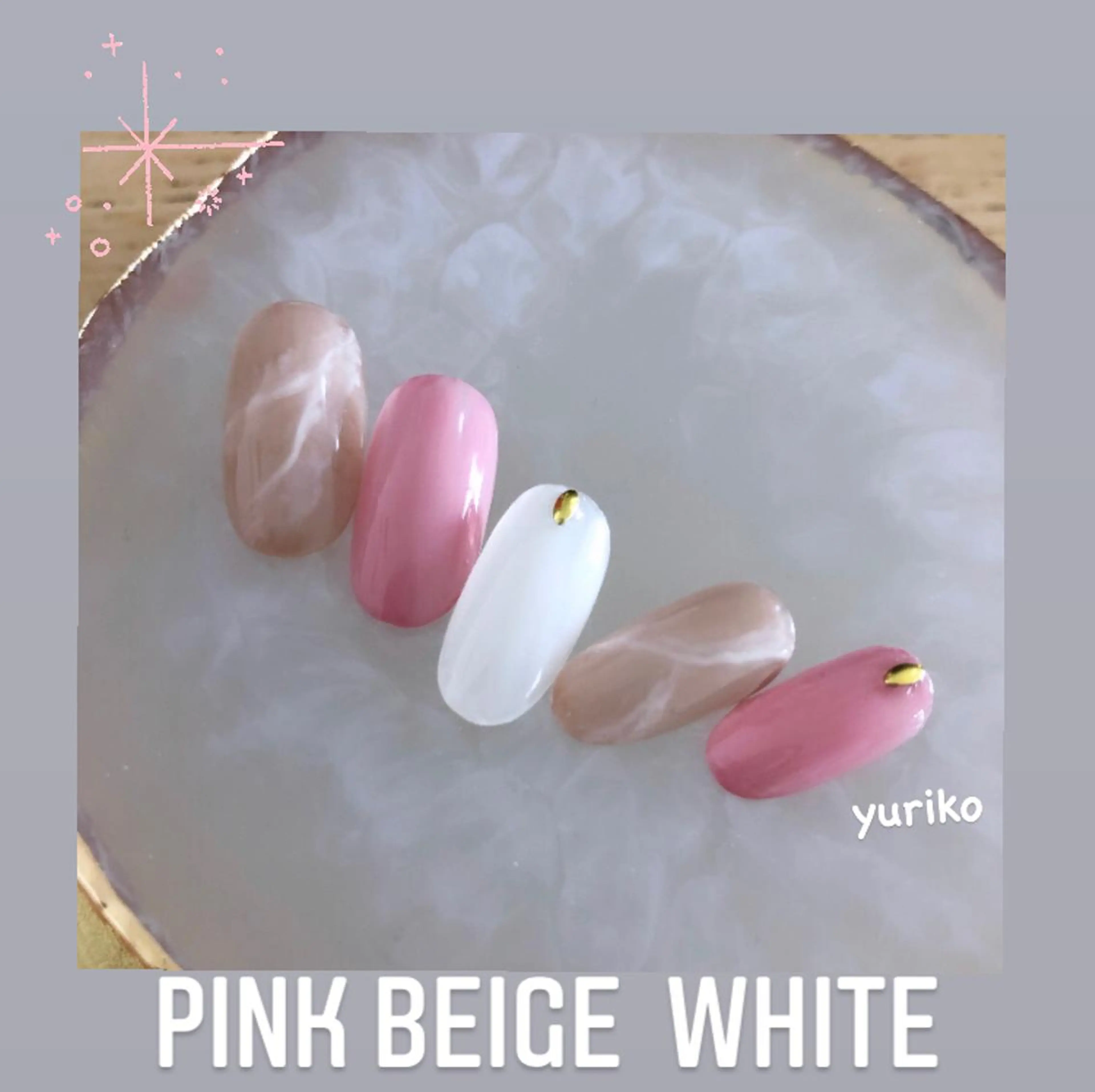 ネイル ハンドネイル 宮本 百合子のネイルデザイン