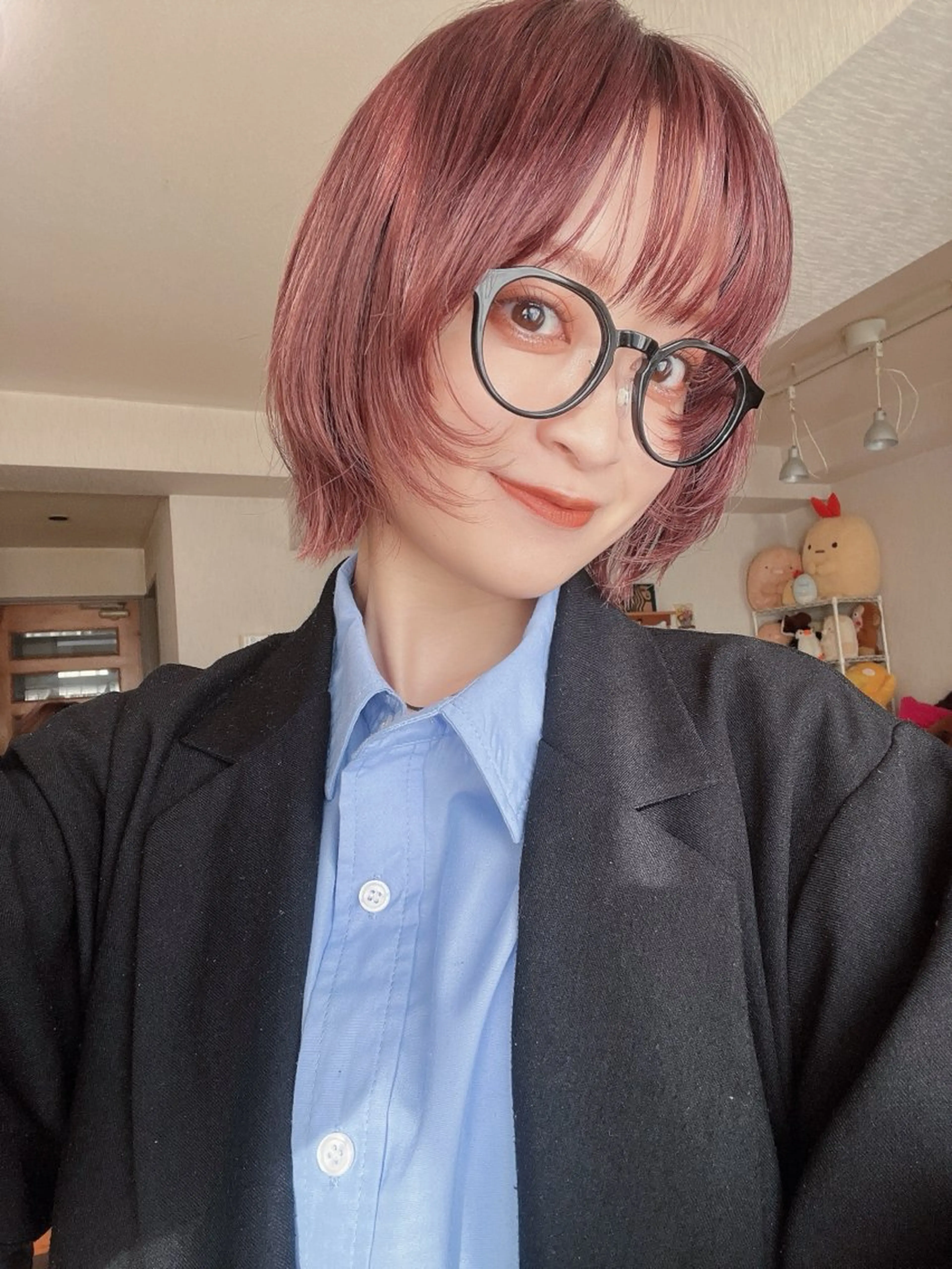 ショート ボブ 顔周りカット レイヤーカット SYUK高円寺所属・ベージュ/暖色カラー /ボブ/ミカのヘアスタイル