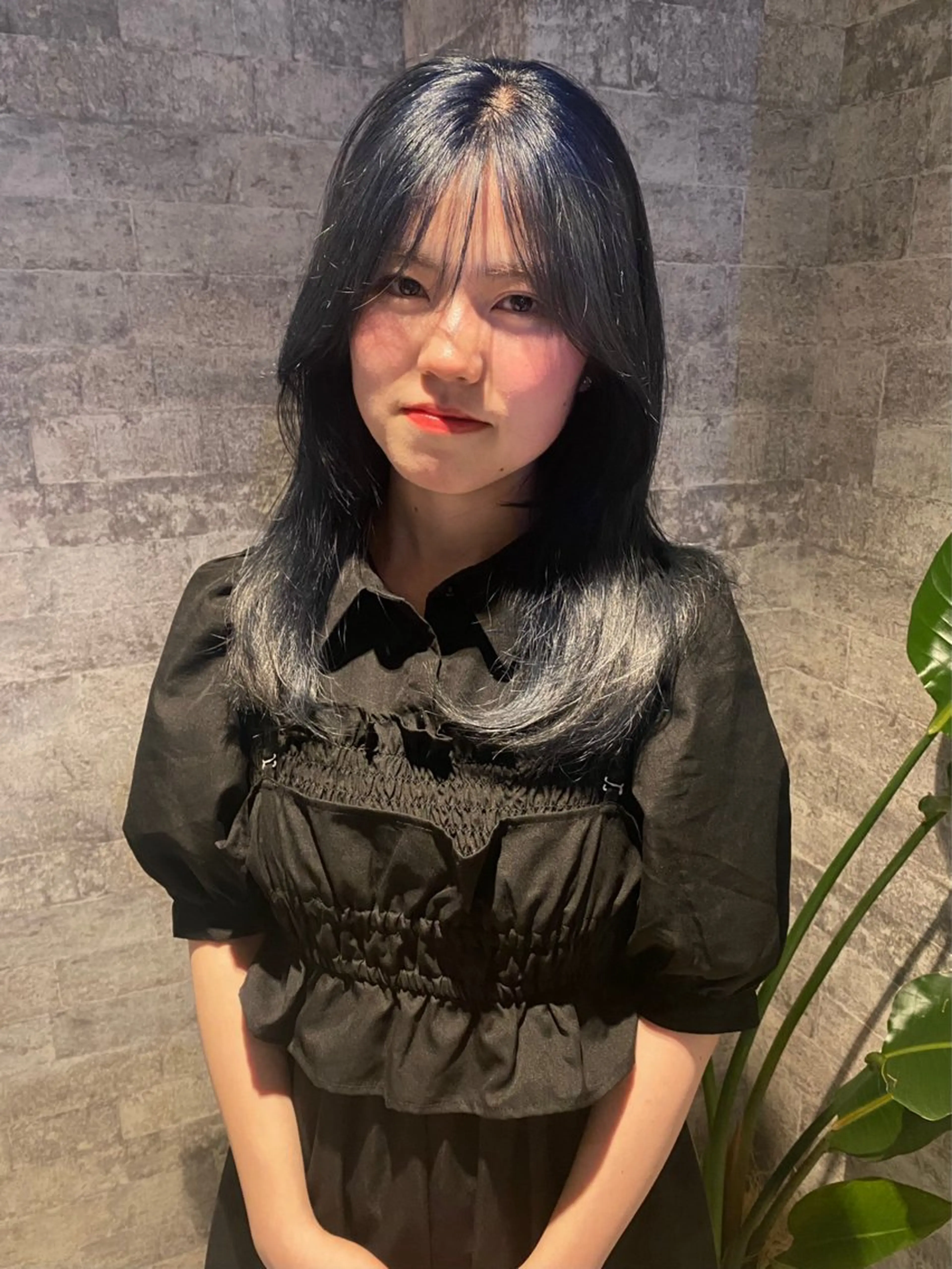 ミディアム カラー カット ヘアカラー トリートメント mai / linoah˚✧のヘアスタイル