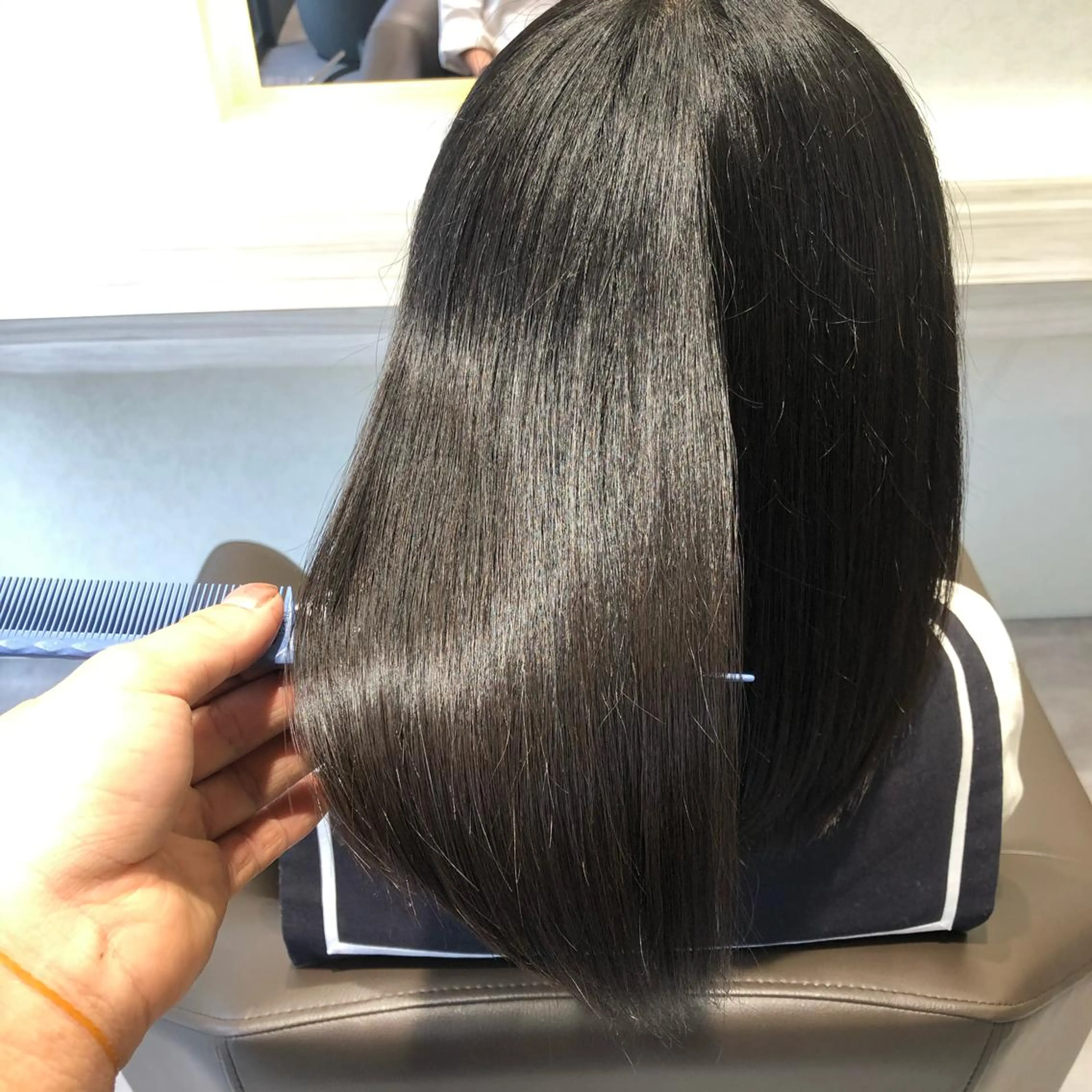 セミロング ムトウセイマ/艶髪 /艶ケアWブリーチのヘアスタイル