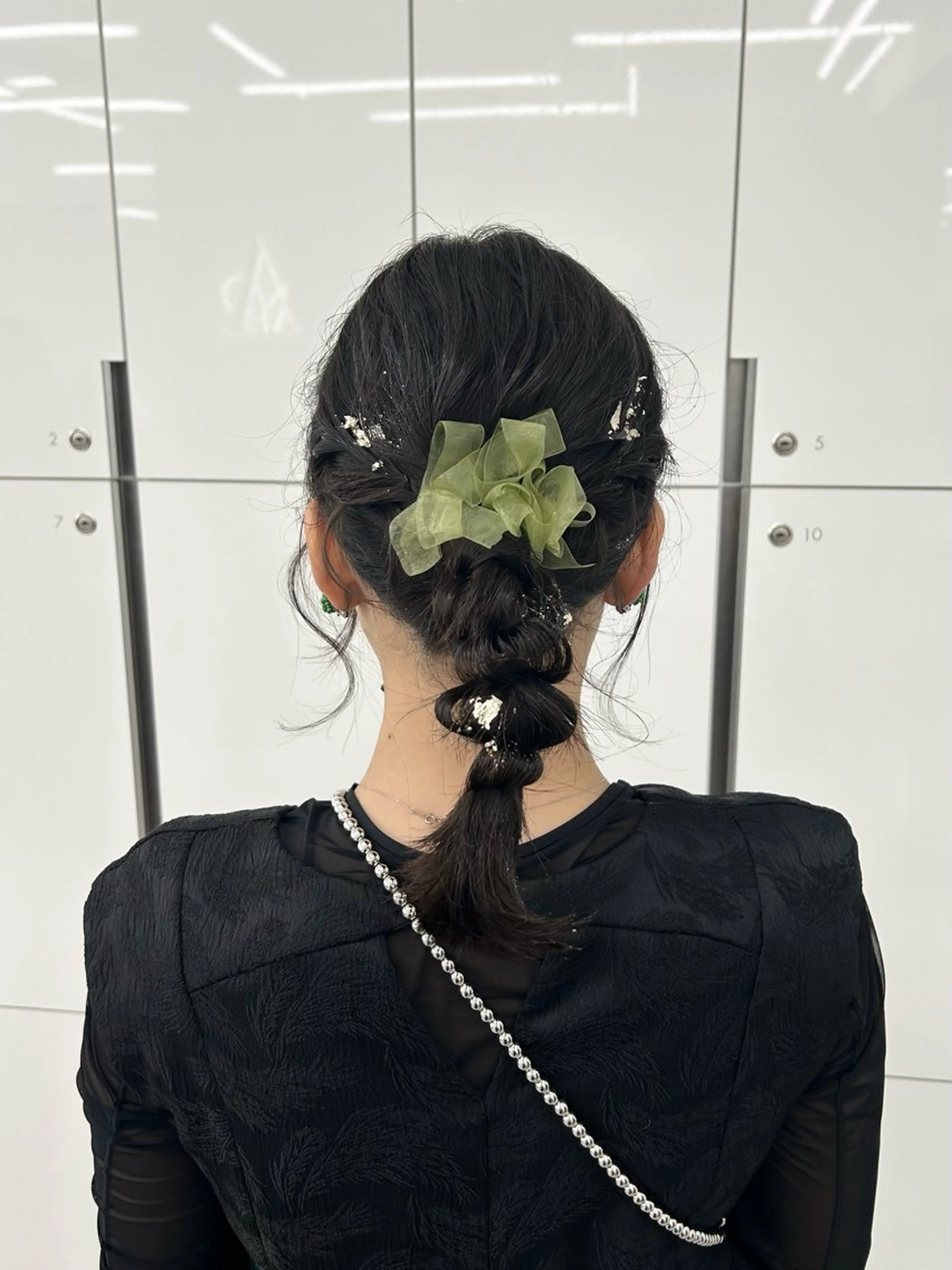 ヘアアレンジ ボブ ヘアセット 韓国ヘア/顔周り ヘアセット/加藤優里のヘアスタイル