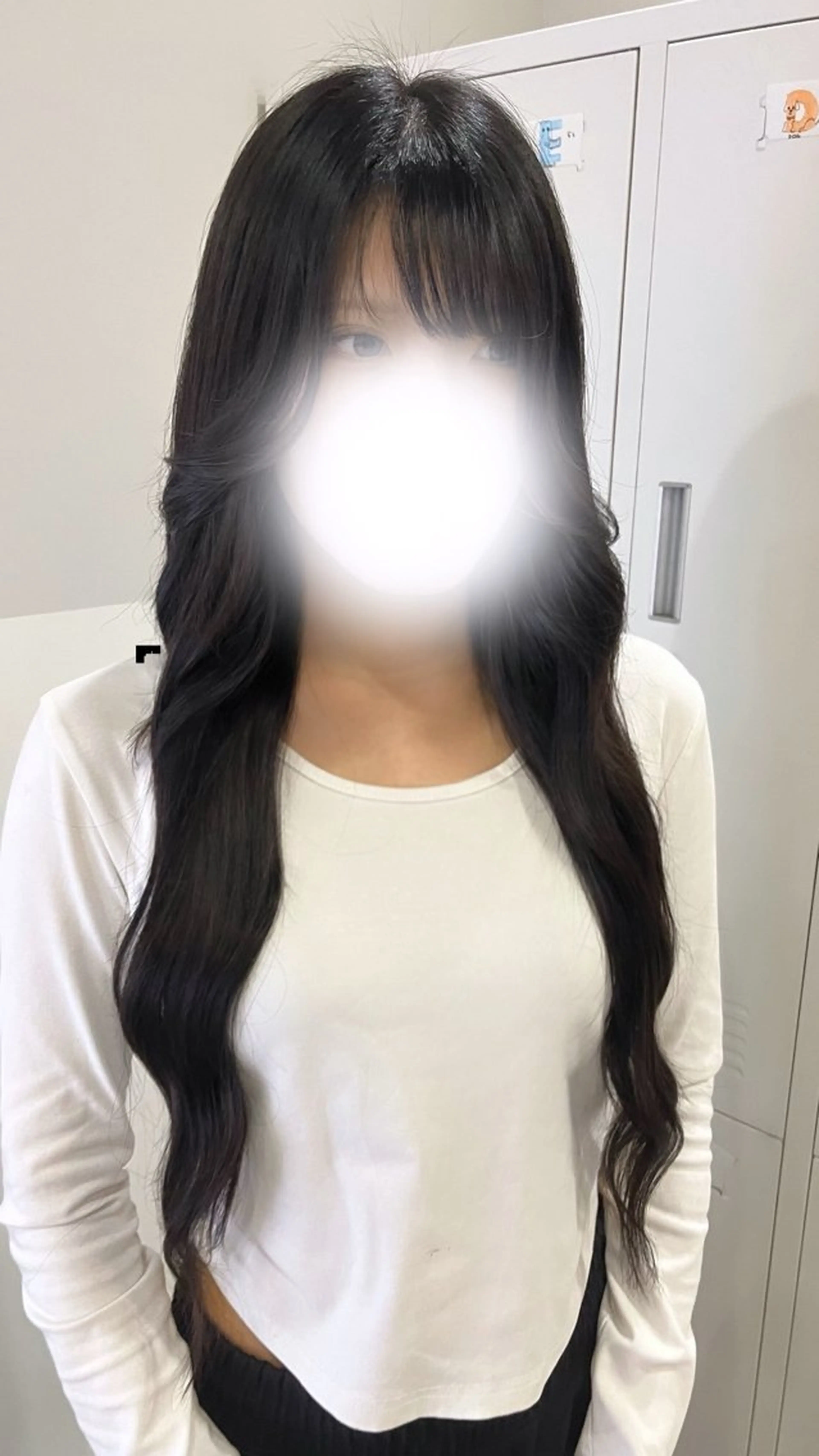 ミディアム エクステ 🦋エクステ/透明感 /艶髪🦋REISAのヘアスタイル