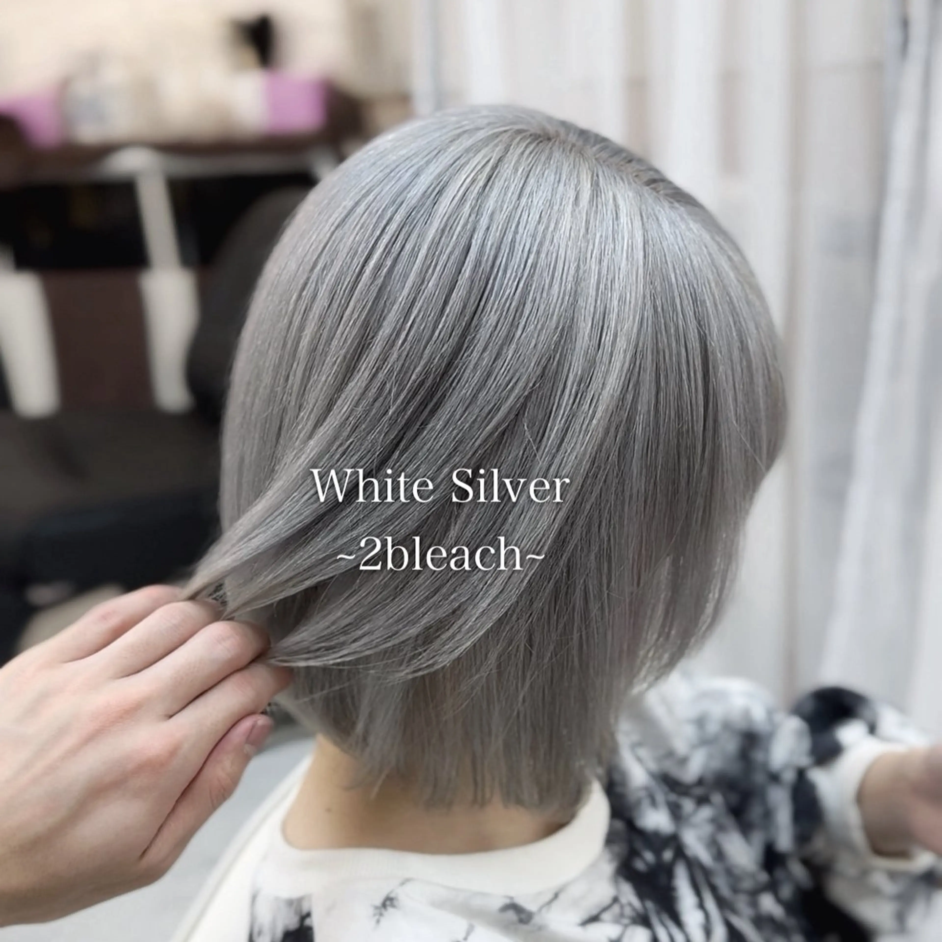 ショート カラー THESALONS所属・🤍ブリーチカラー /寄田龍樹🤍のヘアスタイル