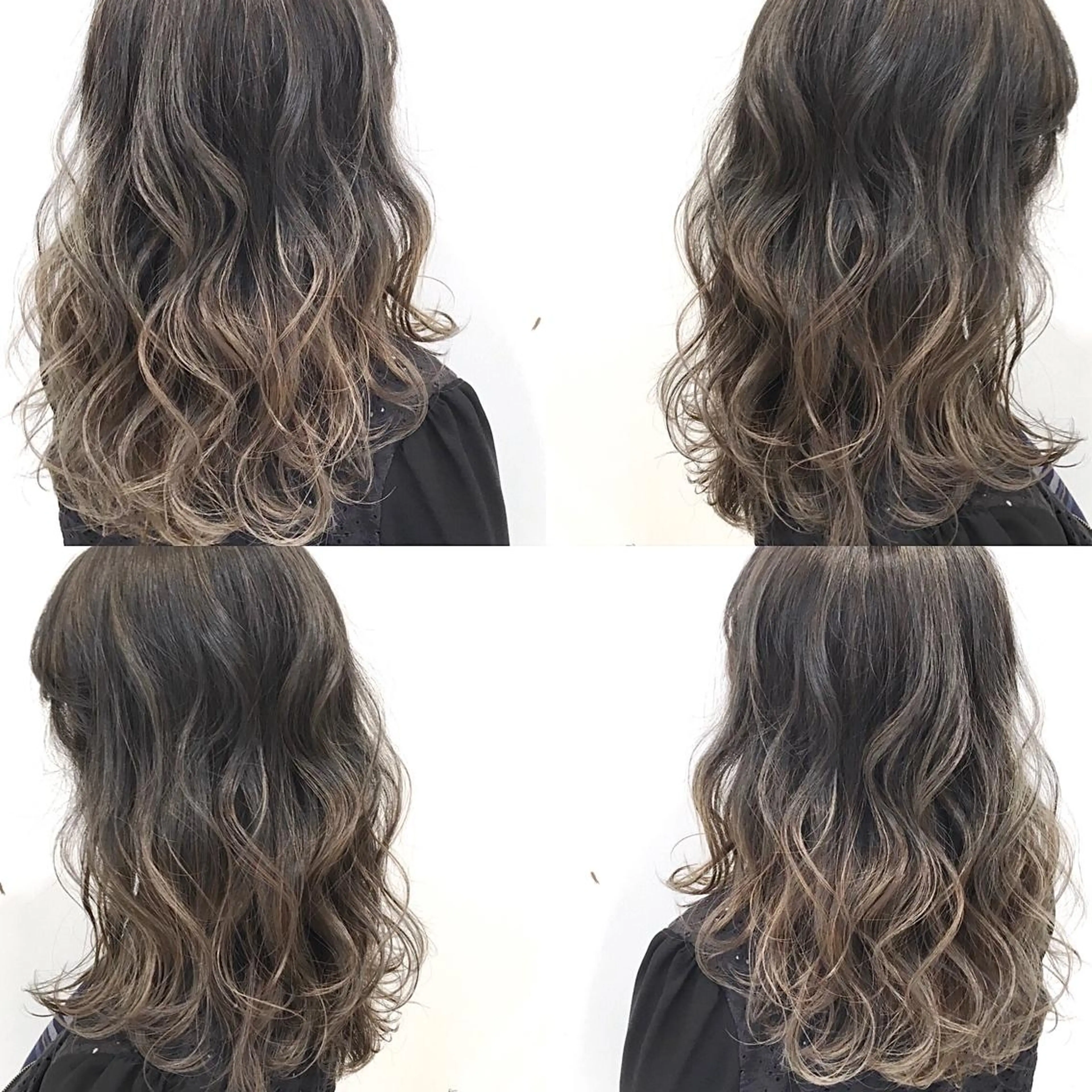 ロング カラー グラデーションカラー ヘアカラー トリートメント MiL所属・✨ハイトーン✨ 濱田知孝のヘアスタイル