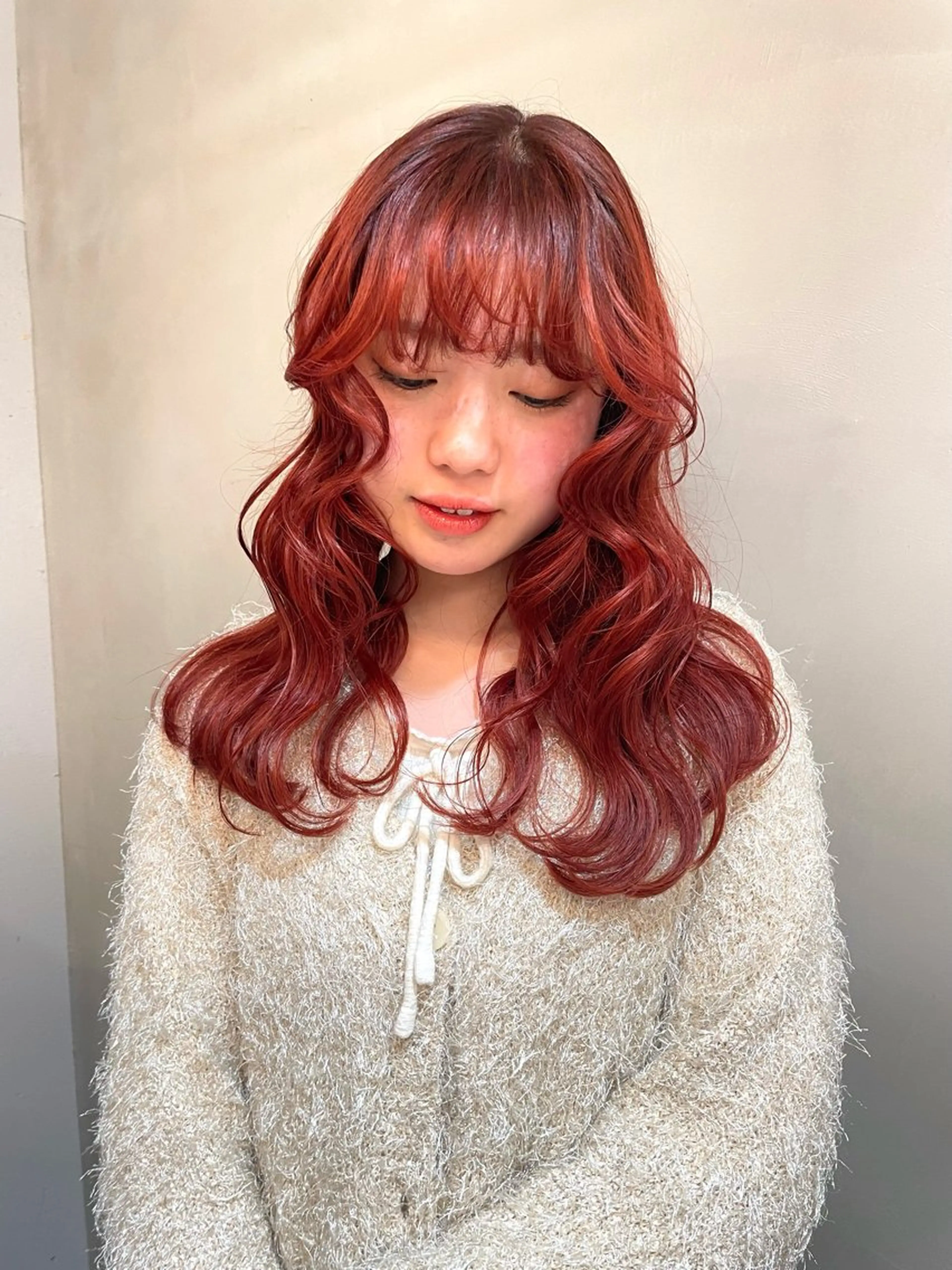 カット＋ブリーチ無しWカラー＋トリートメントの写真