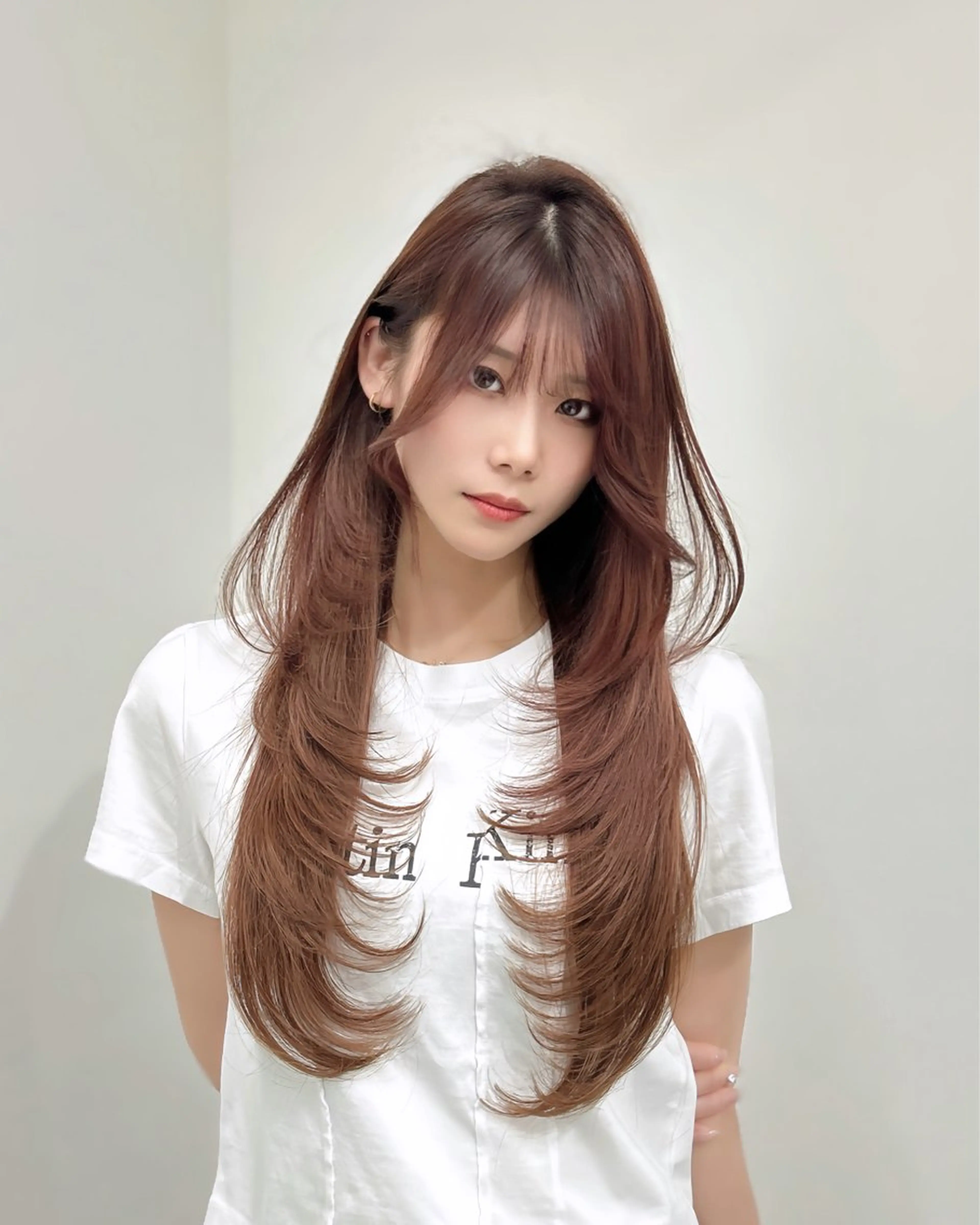 ロング カット ヘアカラー エクステ LOMKH所属・シールエクステ/ レイヤー/タツヤのヘアスタイル