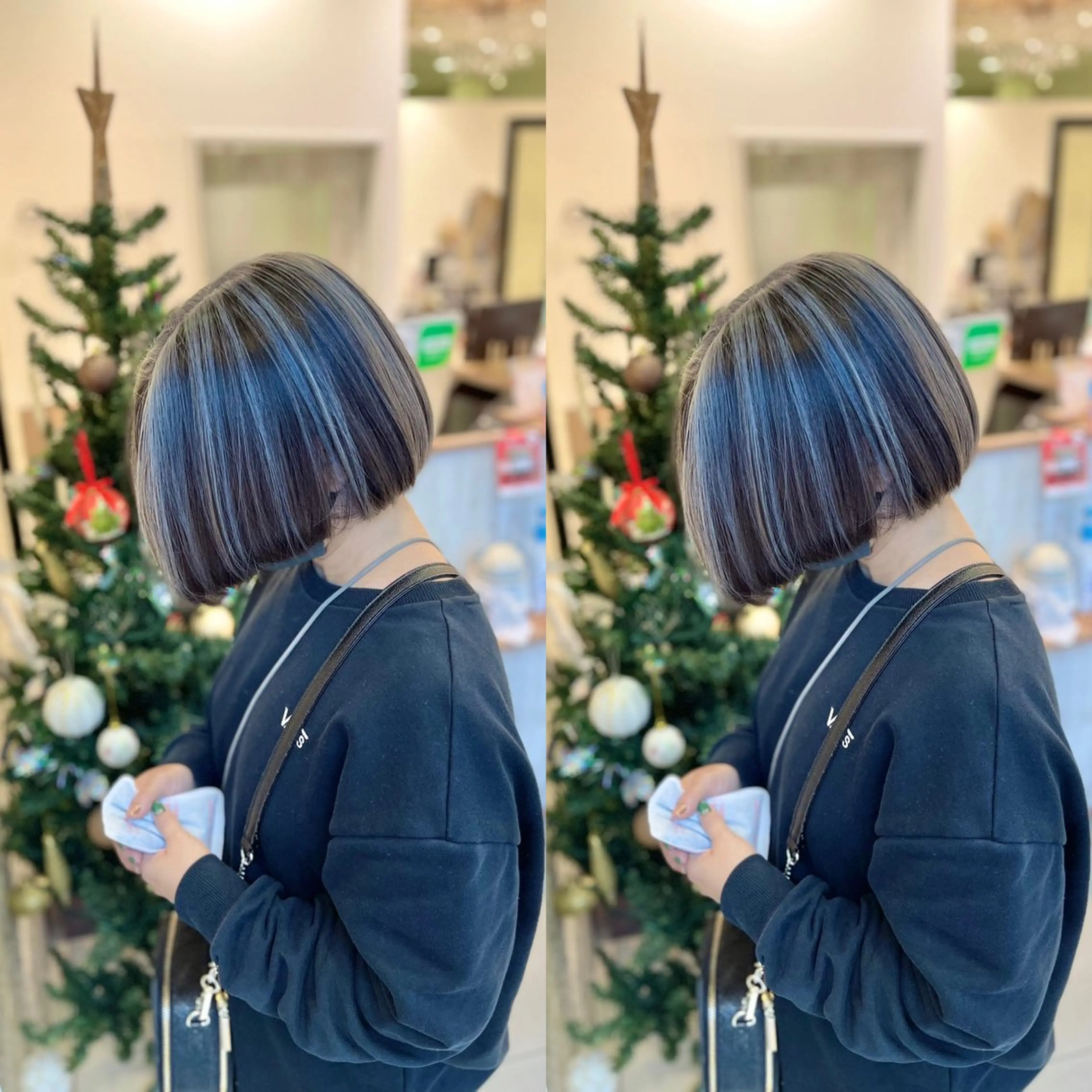 ショート ヘアカラー Y Uのヘアスタイル
