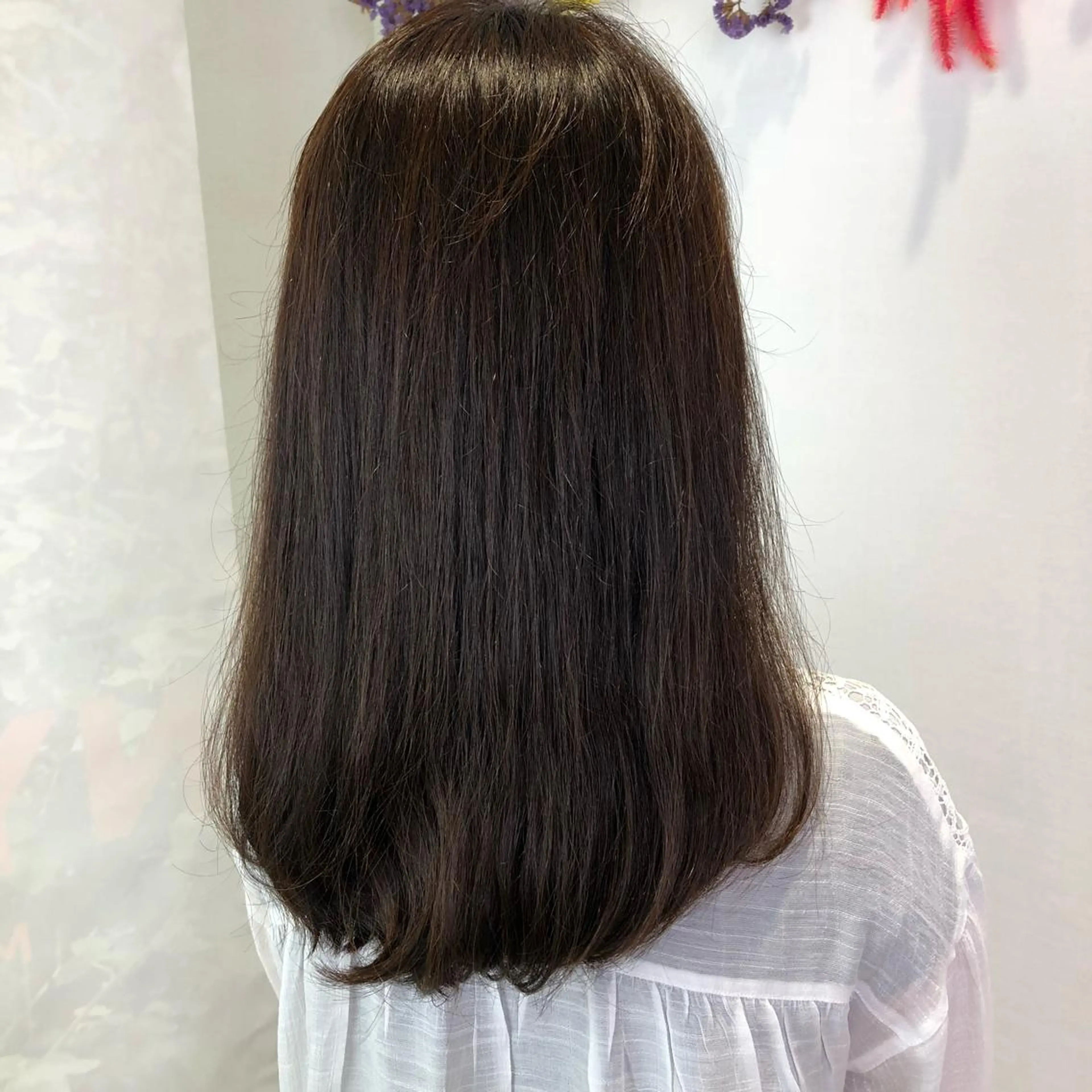 ロング ベージュ/インナー カラー🤍Rieのヘアスタイル