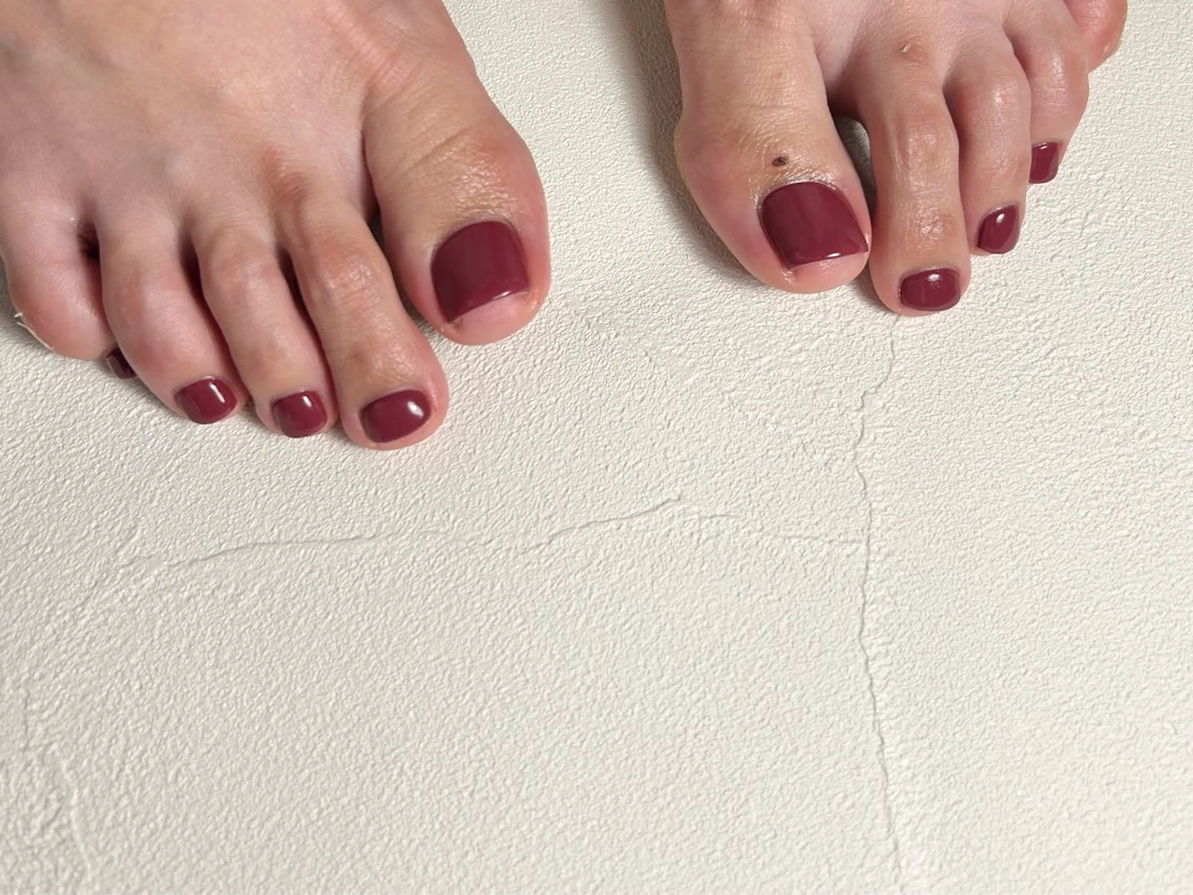 ネイル フットネイル ワンカラーネイル フットネイル esperer ［エスペレ六本木店］のネイルデザイン