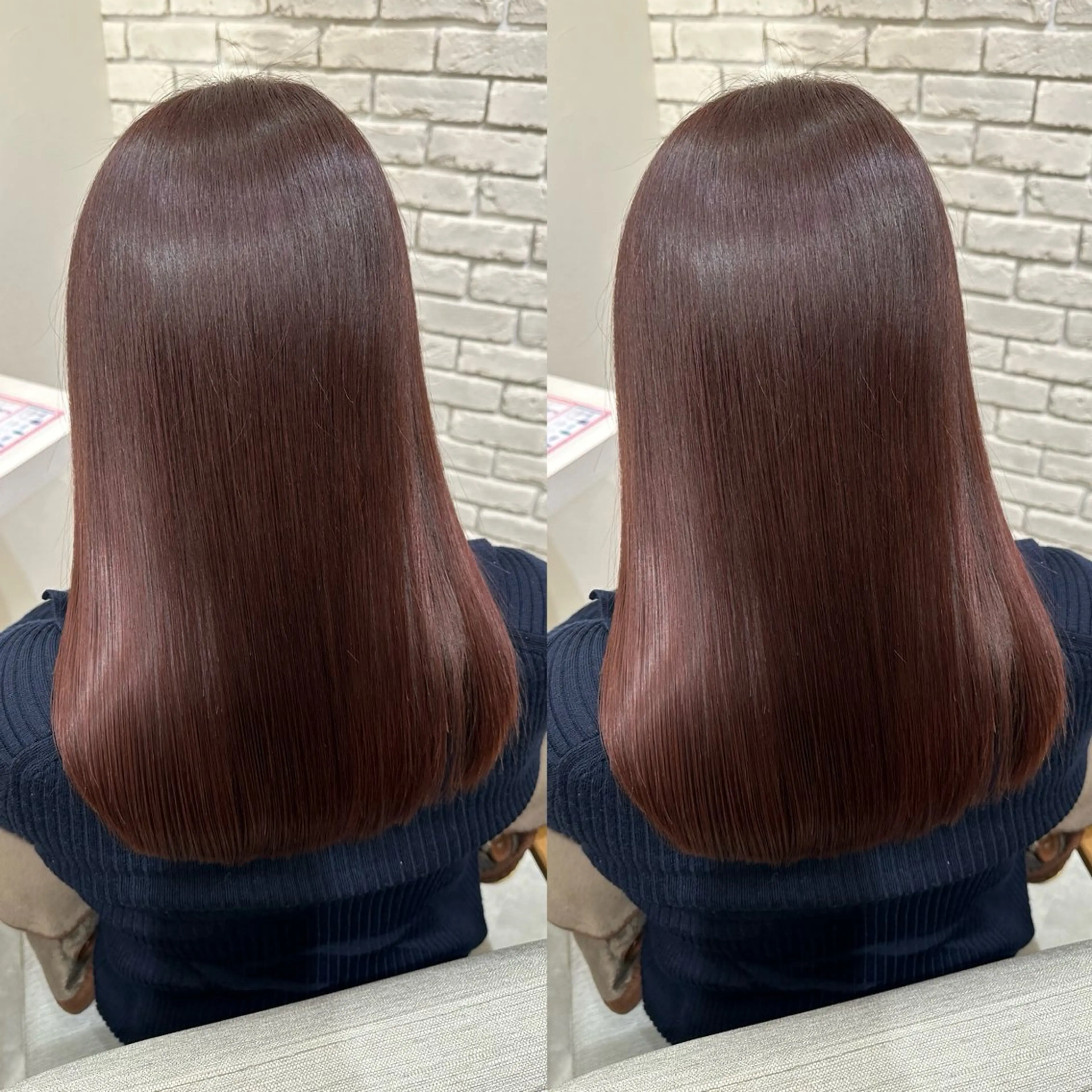 💡NEW💡【テレビで話題の最新髪質改善】前髪カット付き　♡質感再整カラー＋質感再整トリートメントの写真