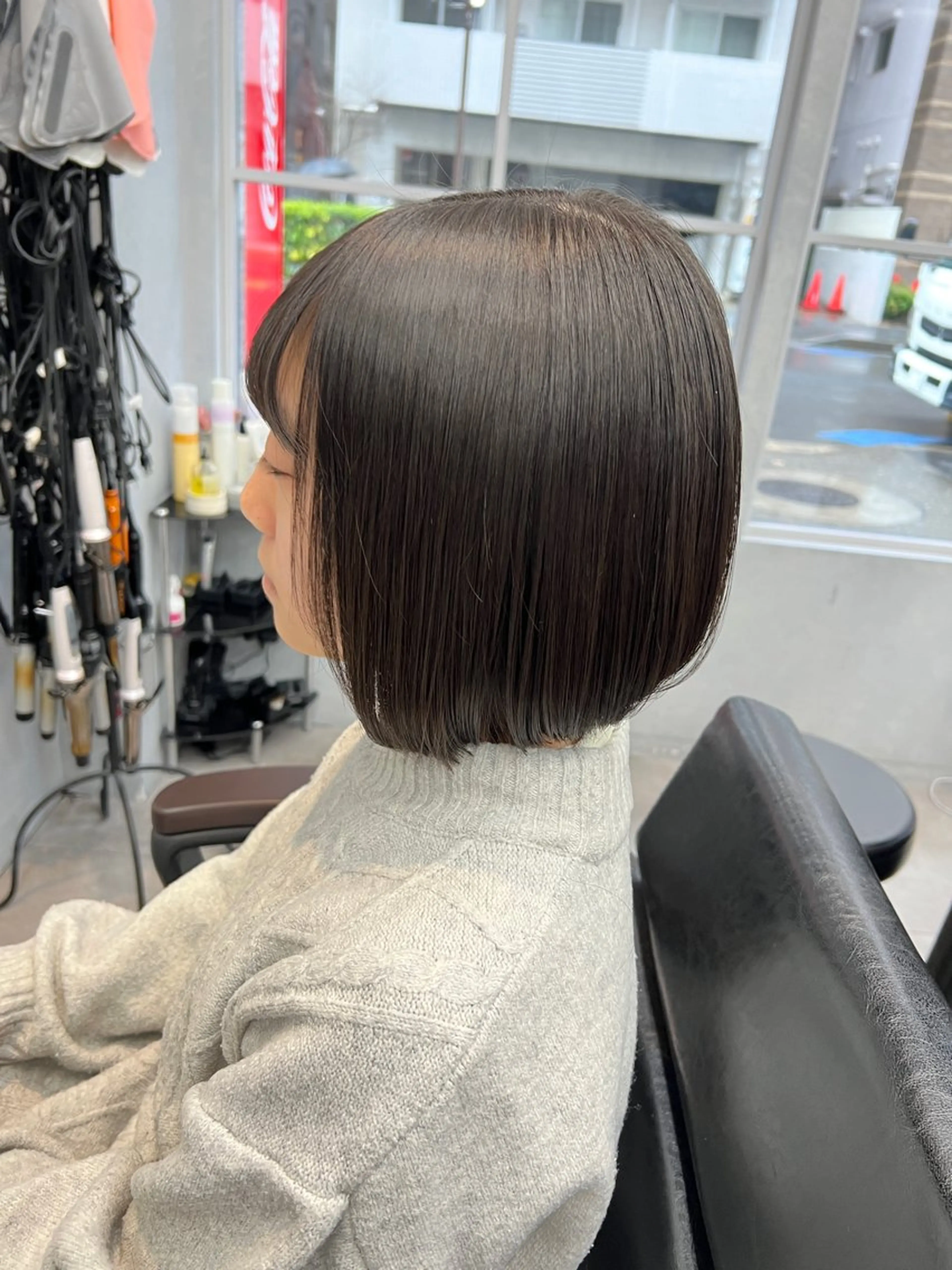 ショート 前下がりボブ ボブ 🐬rara 🐬のヘアスタイル