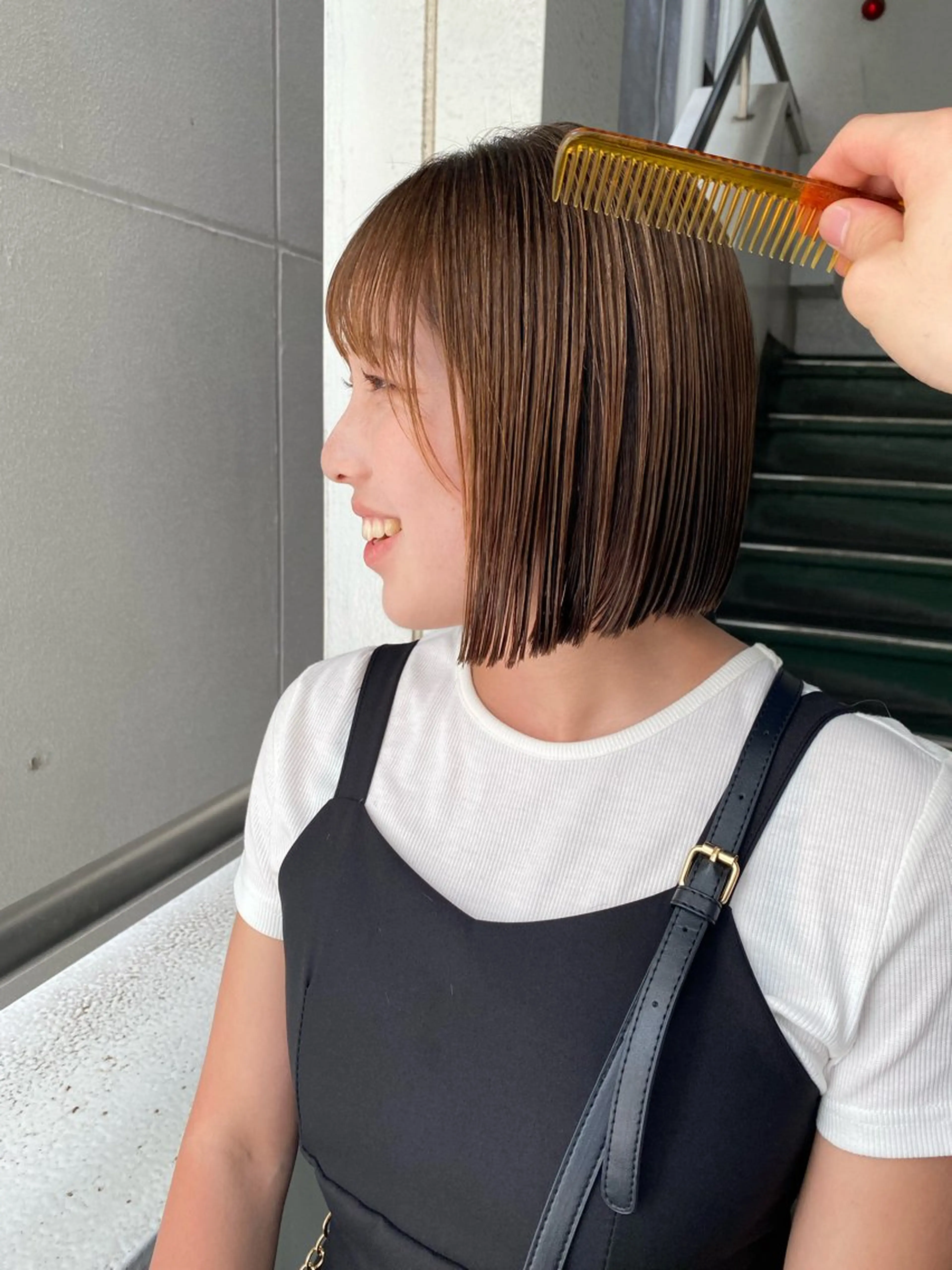 ショート カラー yiye 青山所属・無料カットモデル募集 🌱ひょうがのヘアスタイル