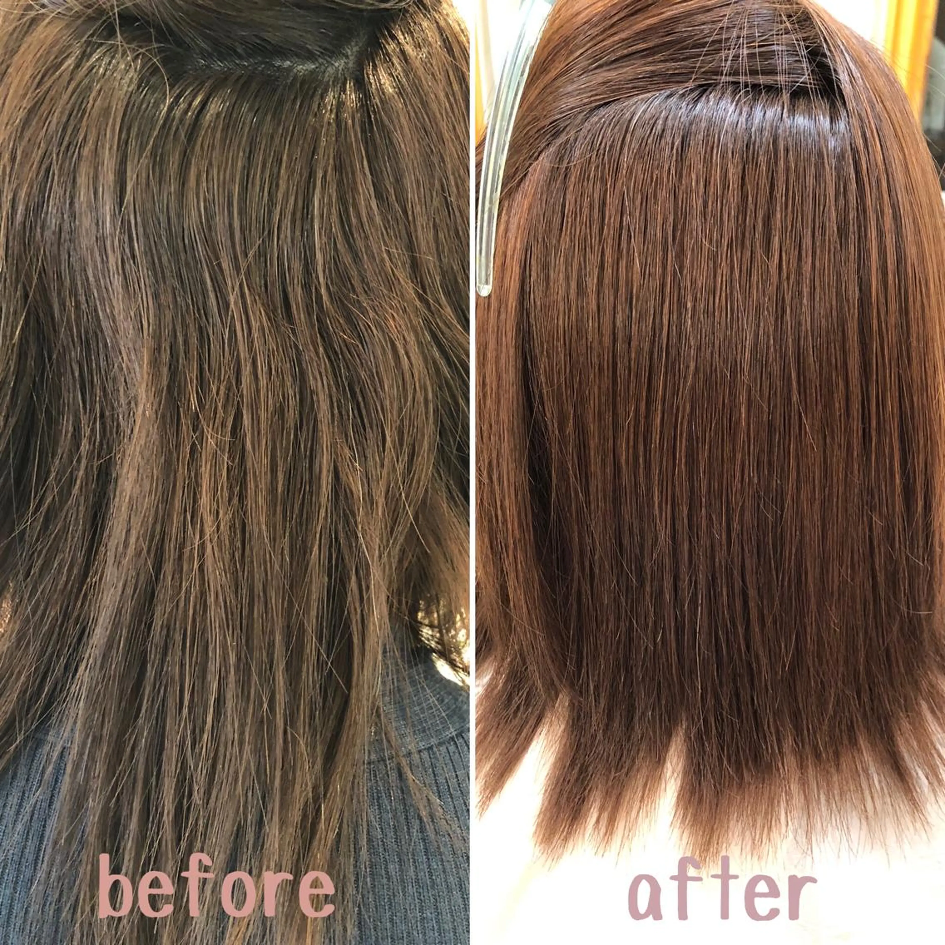 ミディアム カット 縮毛矯正 [仙台髪質改善]小原 弘之のヘアスタイル