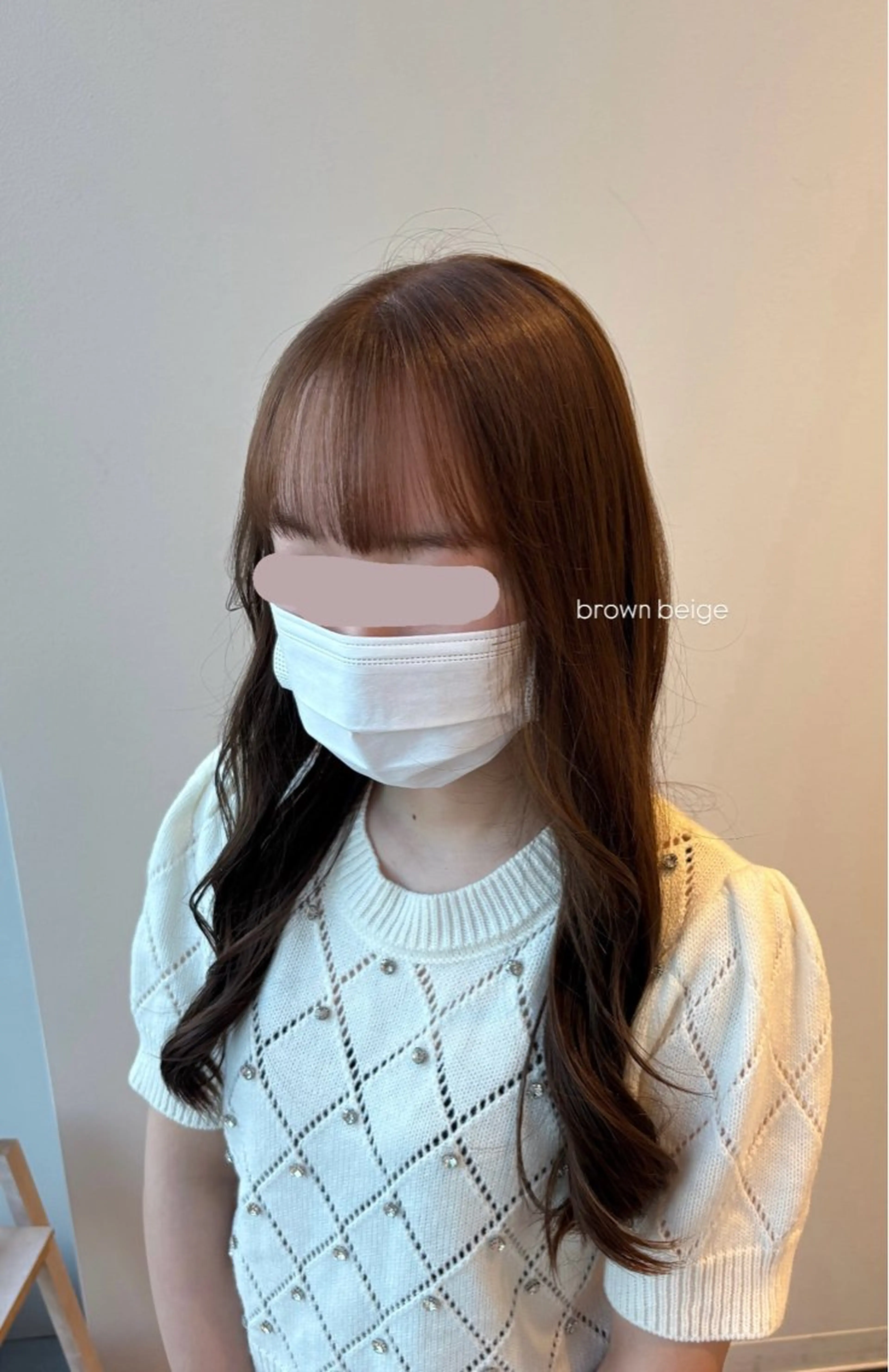 ロング ヘアカラー 成清 歩生のヘアスタイル