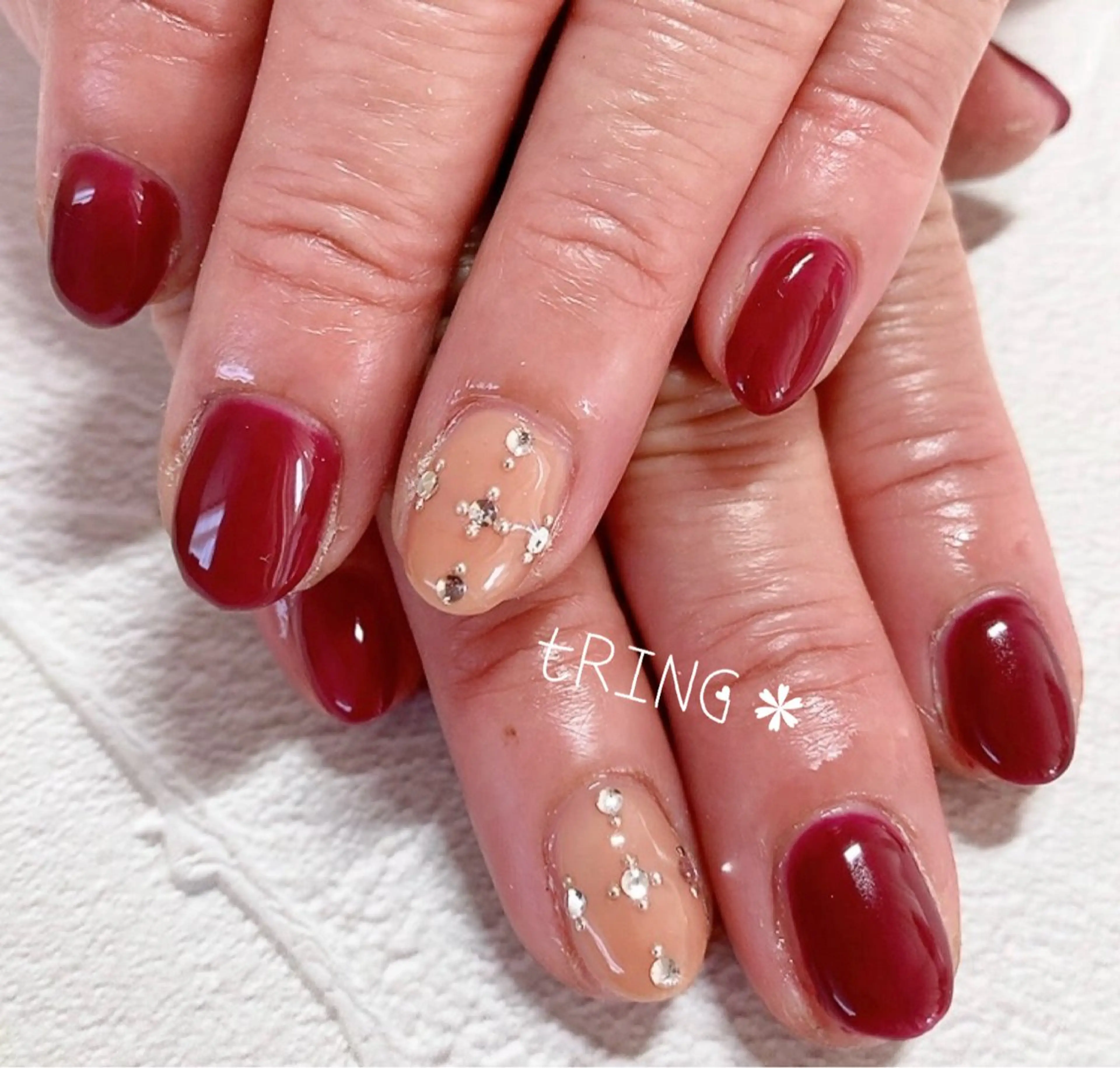 ネイル ハンドネイル tRING* しいの木台のネイルデザイン