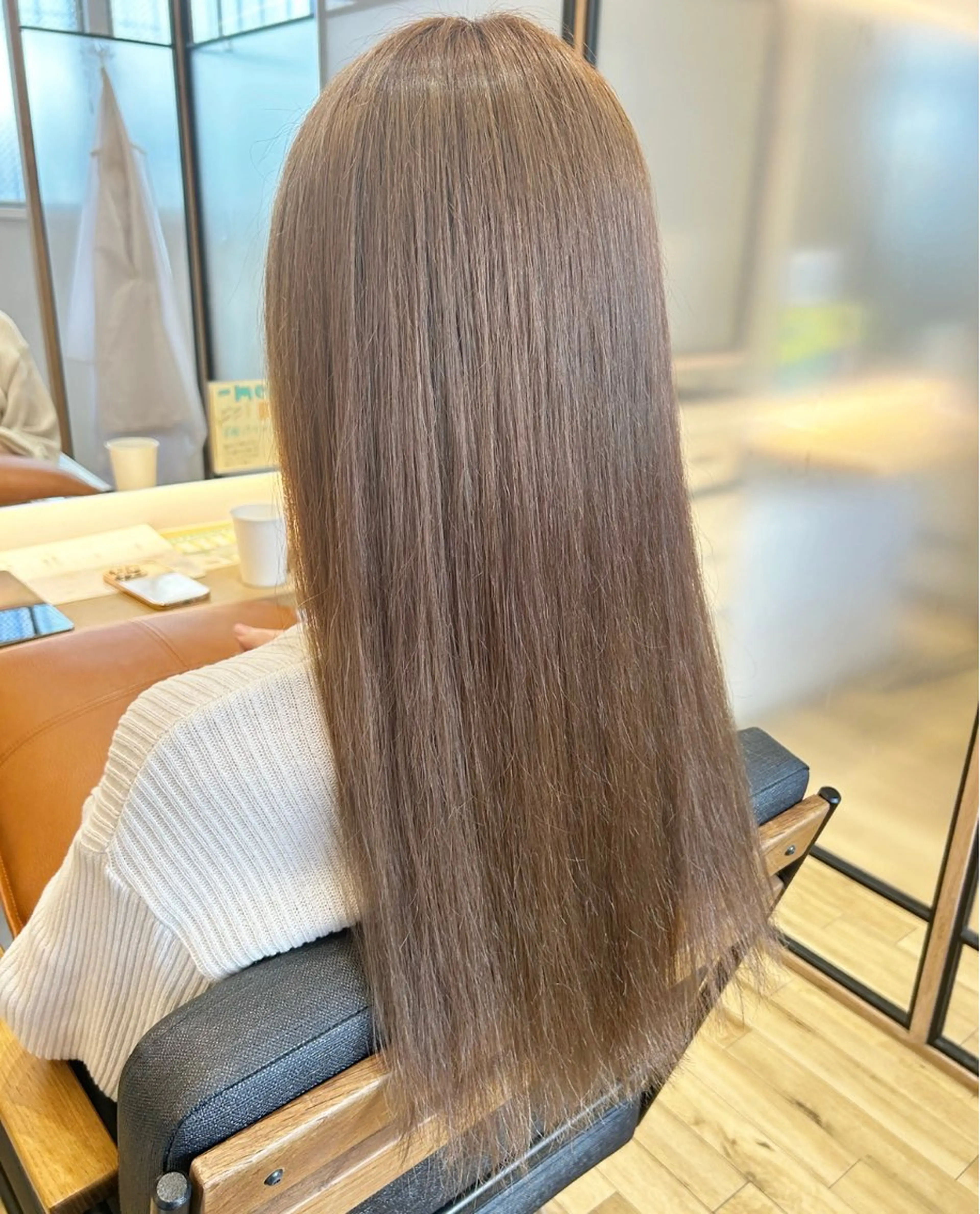 ロング ヘアカラー ゆうき あすかのヘアスタイル
