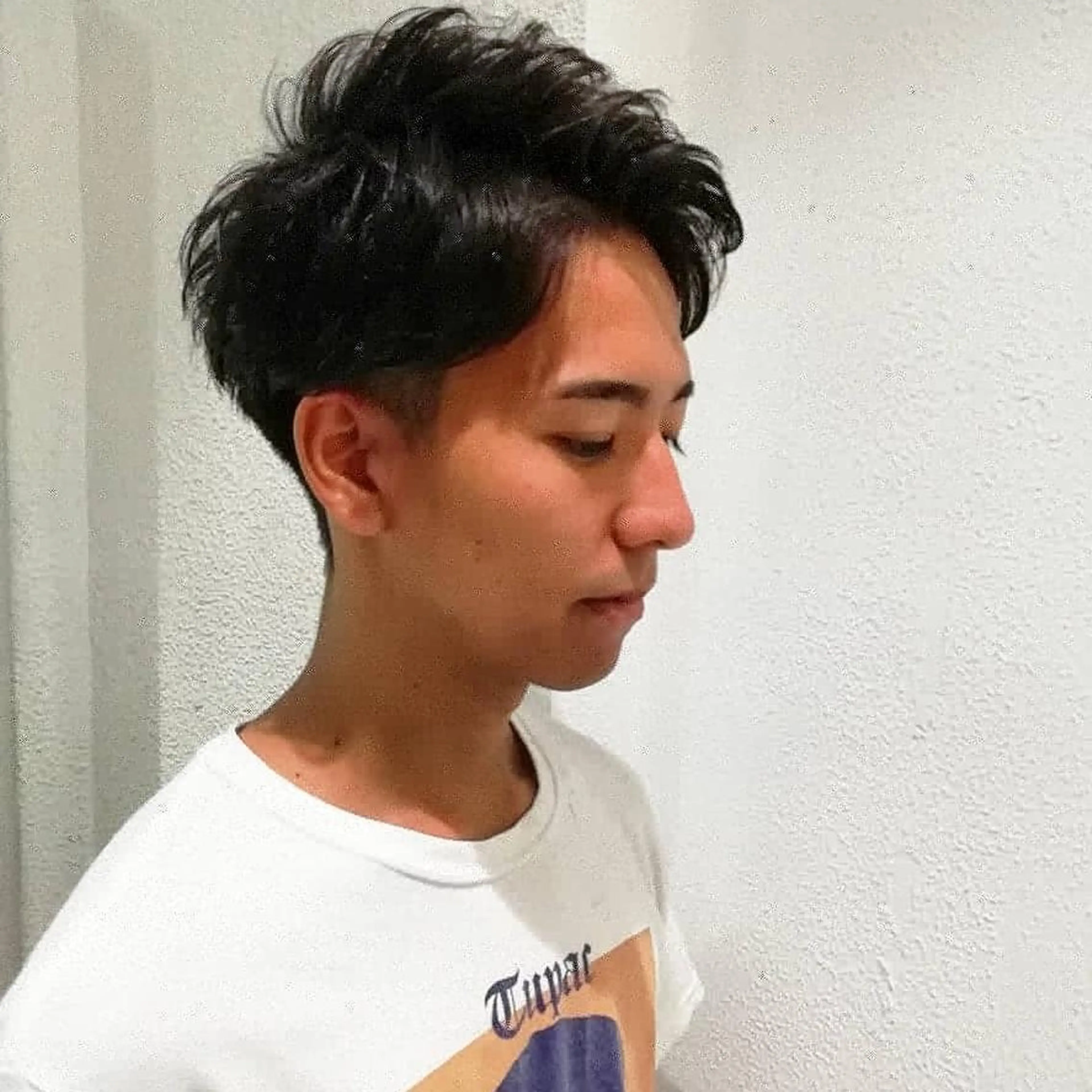 メンズ パーマ ショート Ash 店長 木村 和人のヘアスタイル