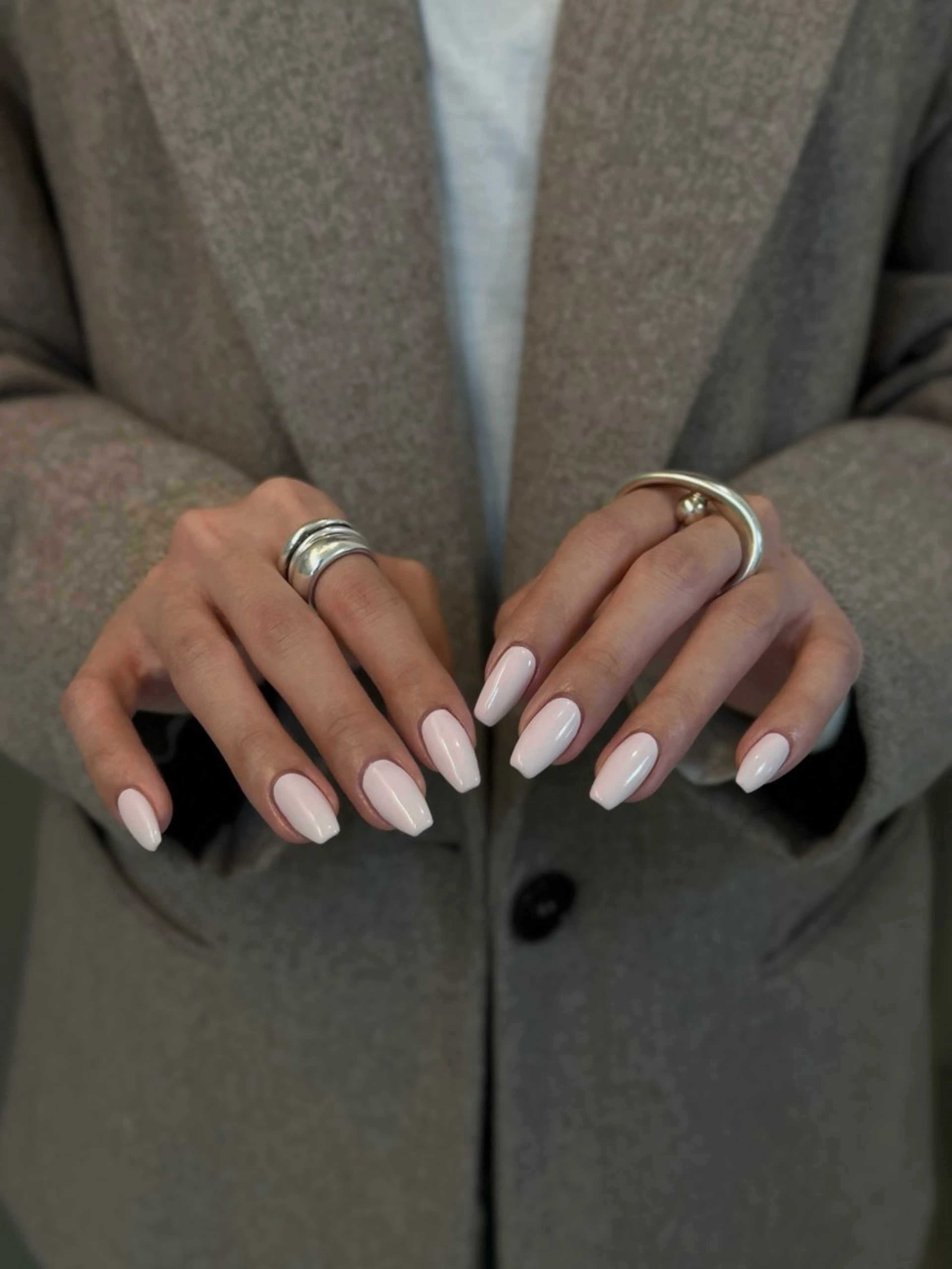 ネイル ワンカラーネイル ピンク 春ネイル バレンタイン ハンドネイル gui jingumae所属・k. minamiのネイルデザイン