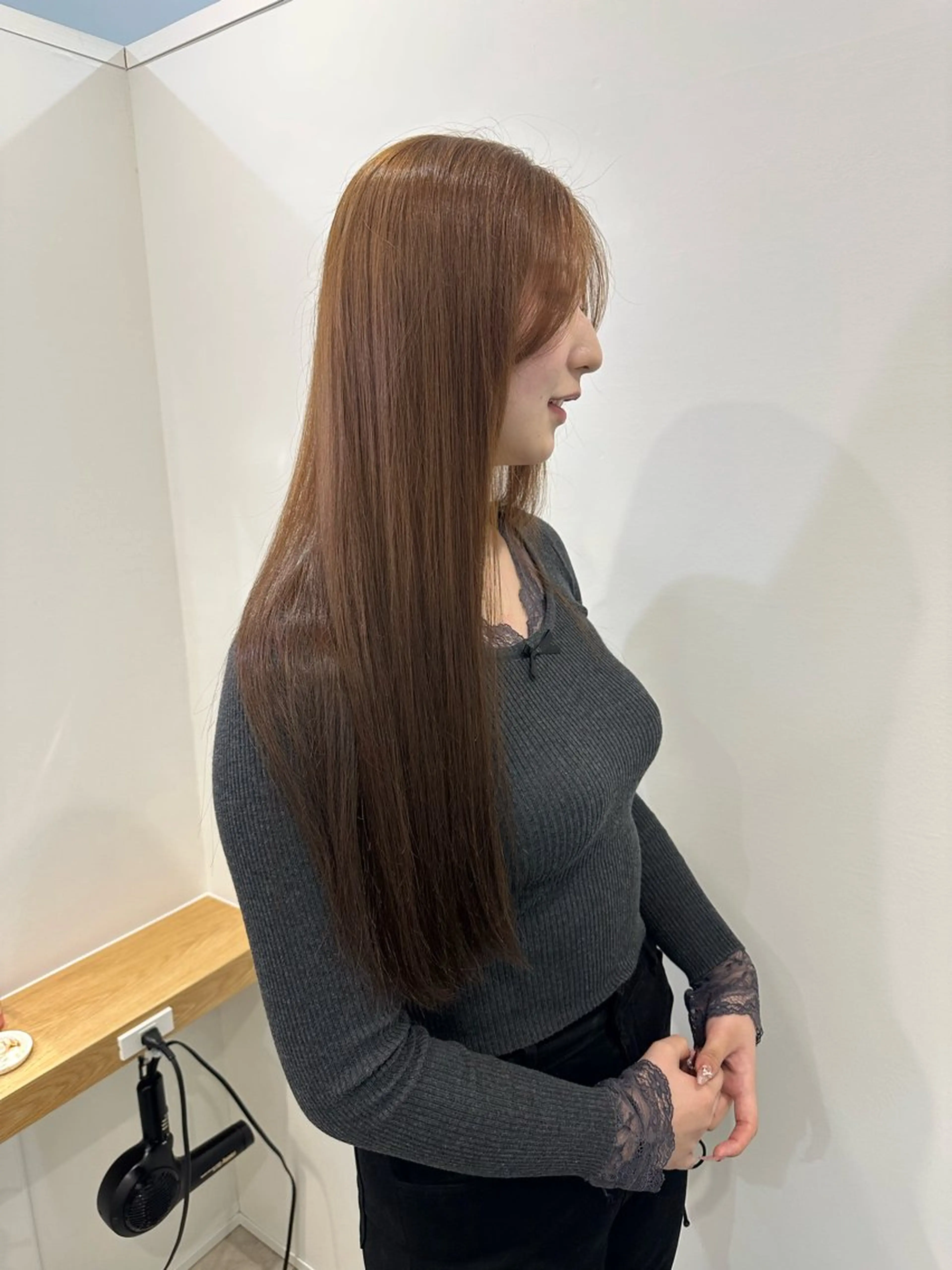 ロング カラー ヘアカラー トリートメント レイヤー/ナチュラル 💐nao.のヘアスタイル