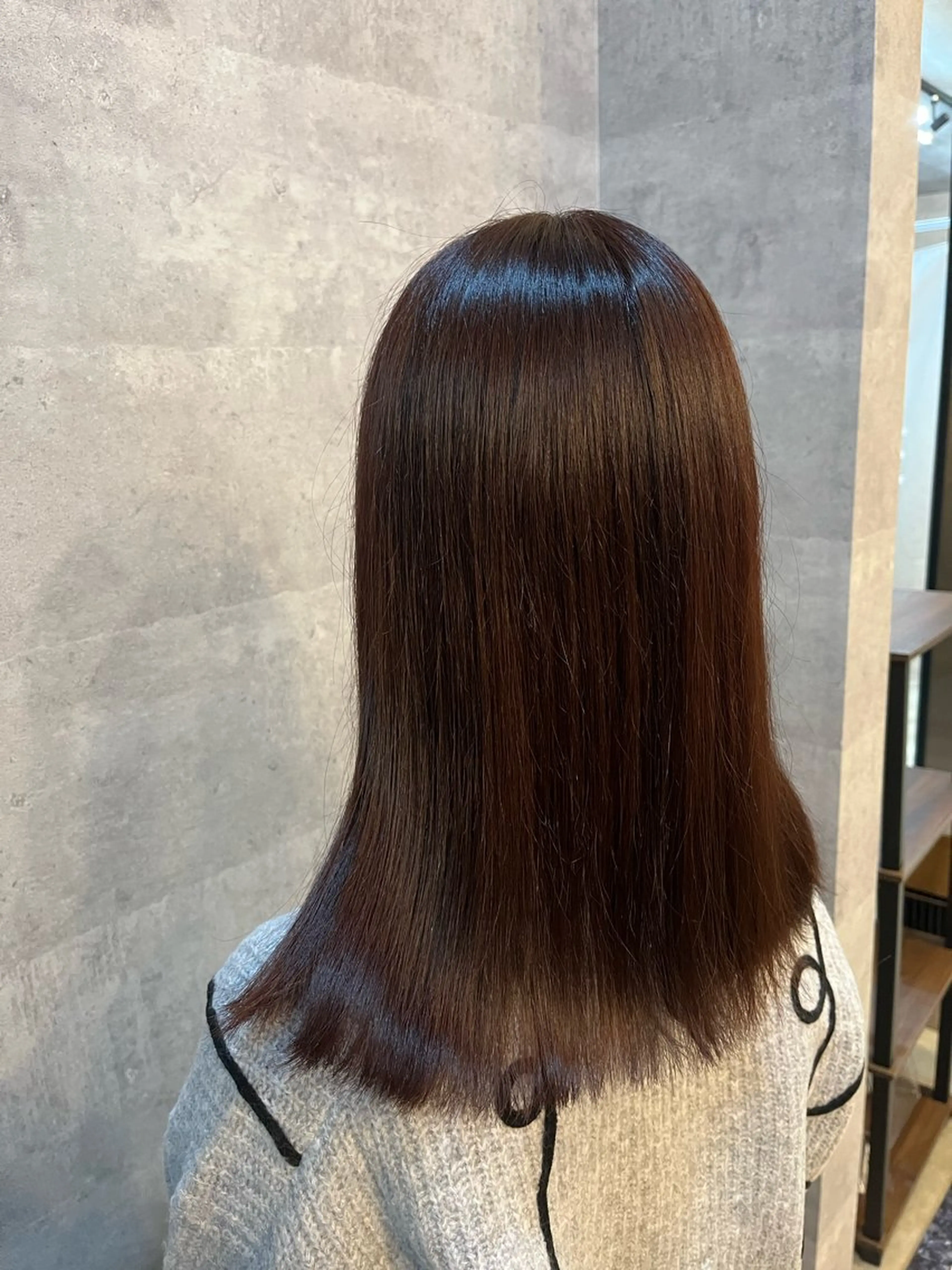 ミディアム カラー イロアイヘアー Renのヘアスタイル